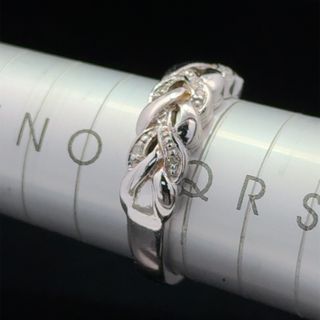 9K White Gold Diamond Platt Ring