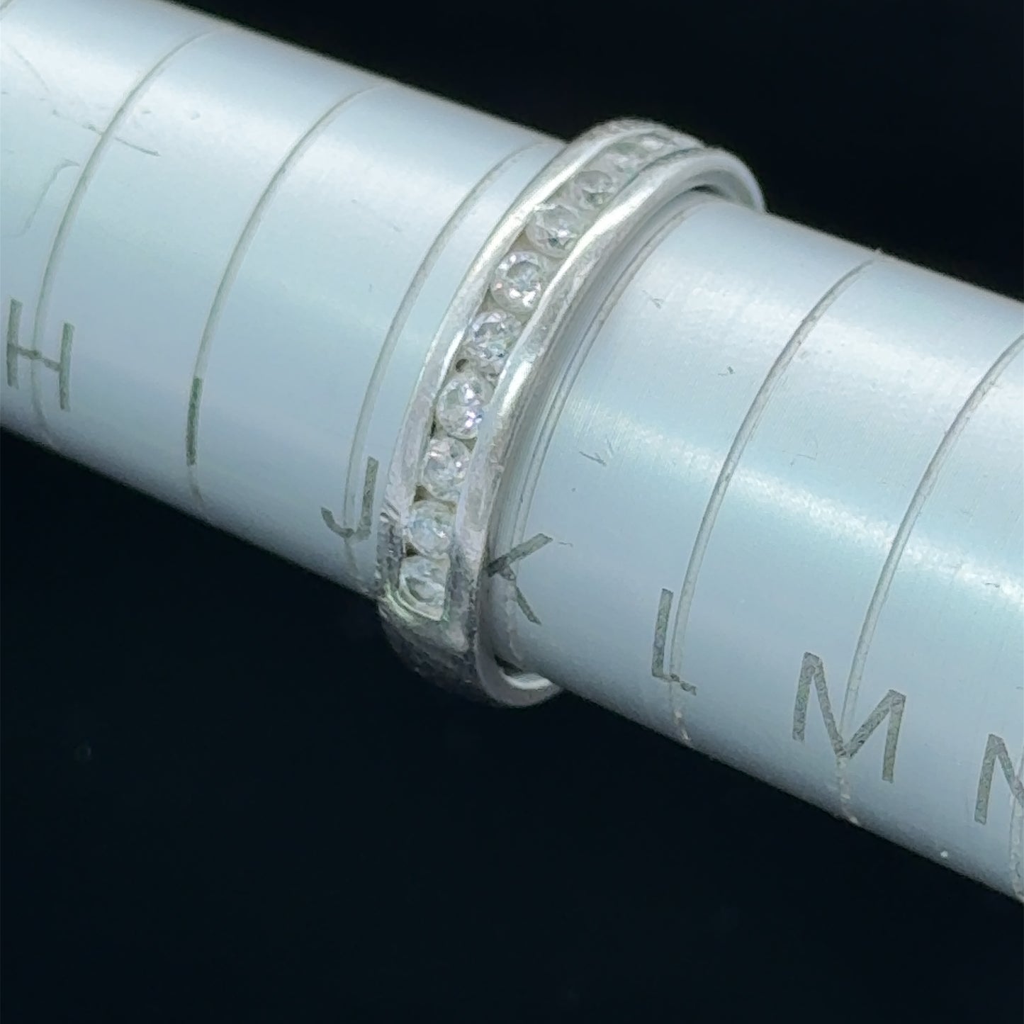 18K White Gold Diamond 3/4 Eternity Ring