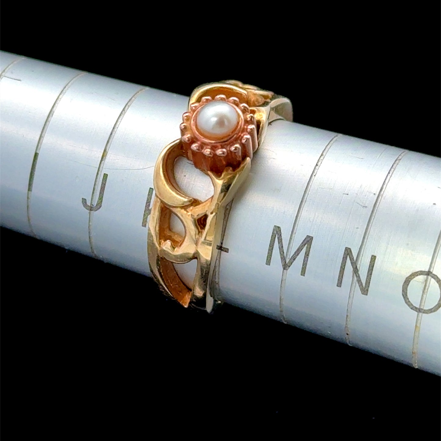 9K Yellow Gold Clogau Pearl Ring