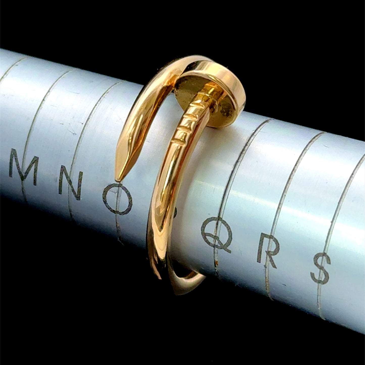 18K Yellow Gold Cartier Juste Un Clou Ring Size 66