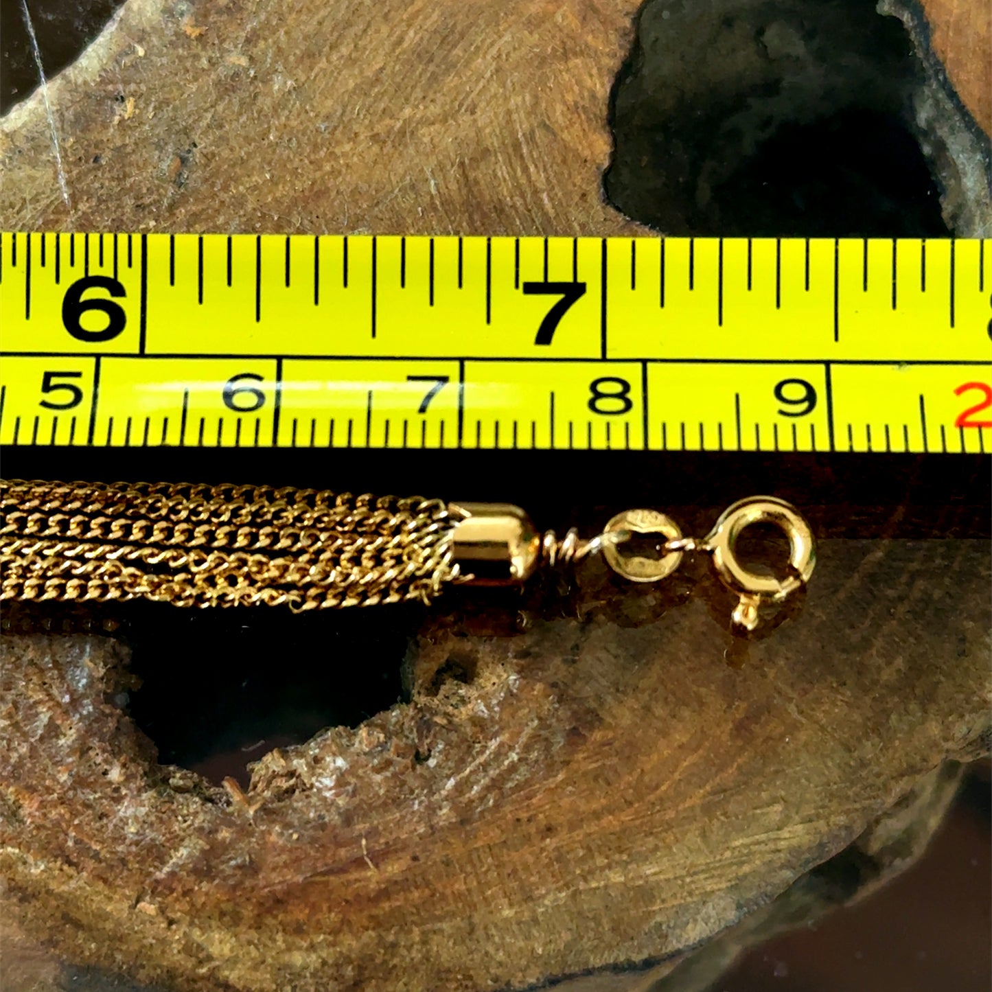 18K Yellow Gold Multi Strand Bracelet