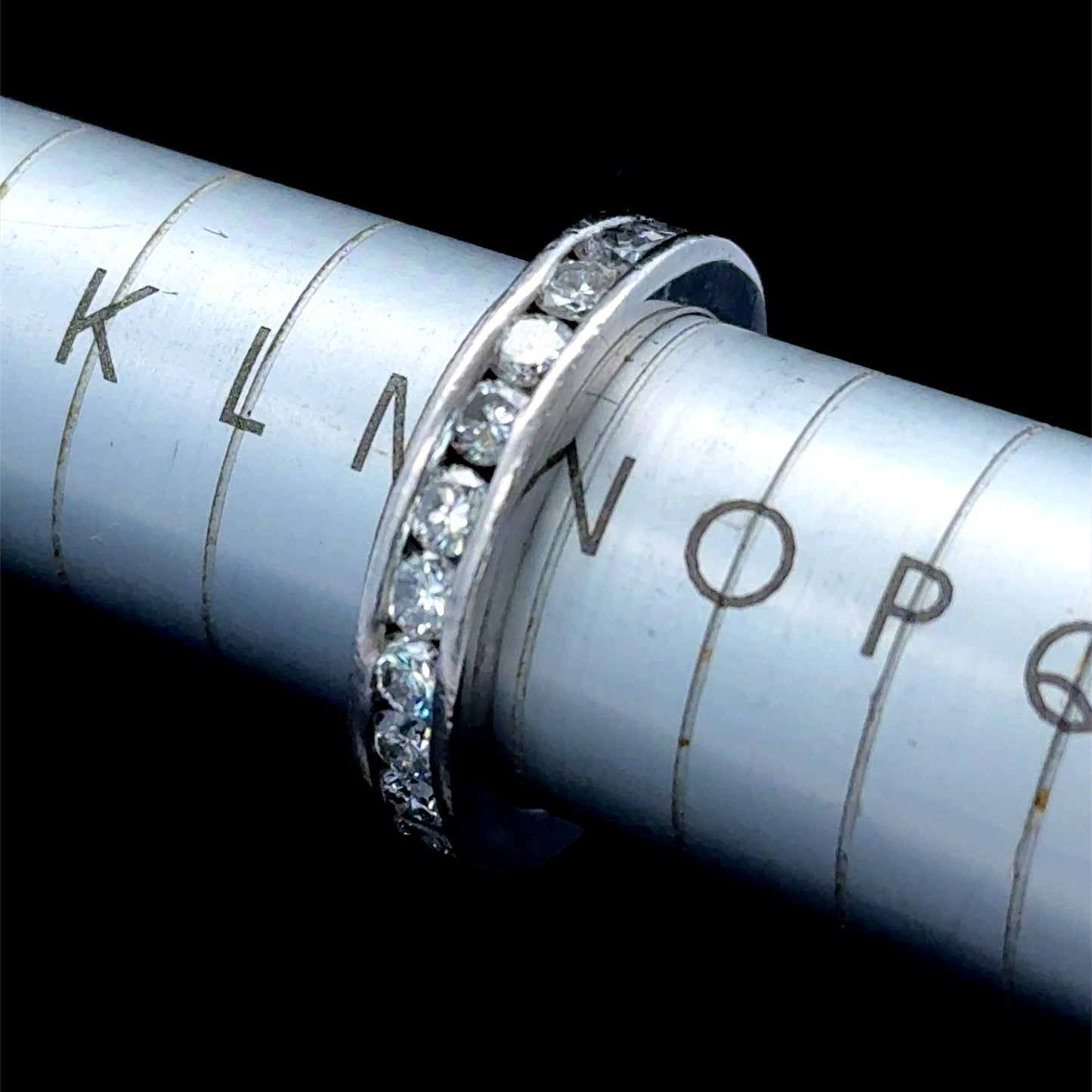 18K White Gold Diamond Full Eternity Ring 1.76 CTS