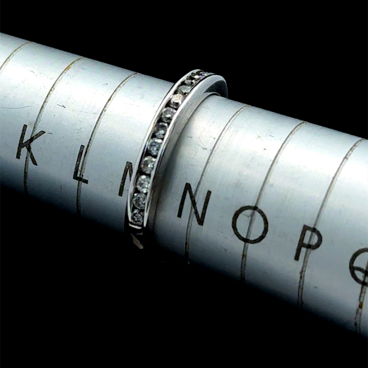 18K White Gold Diamond Eternity Ring APPX 0.20 CTS