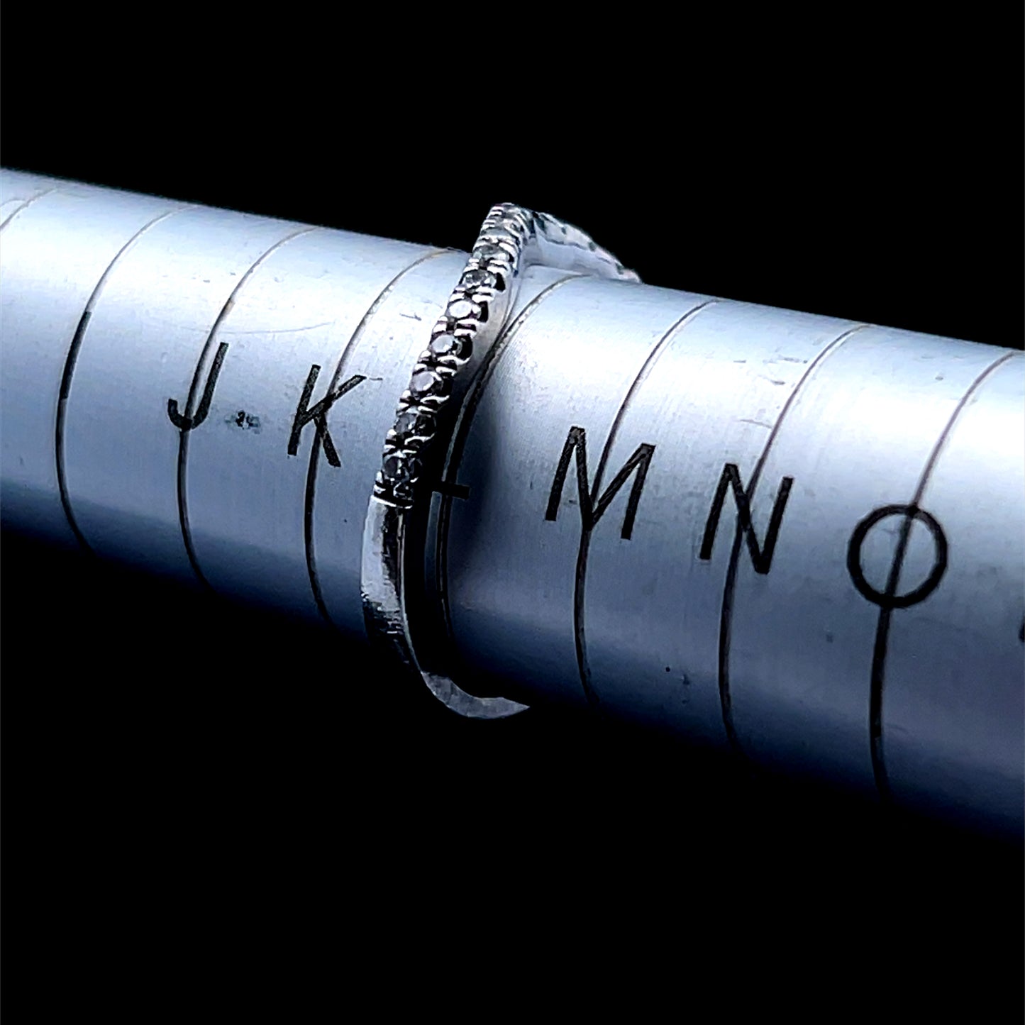 Jenny Packham Platinum Diamond Wishbone Ring