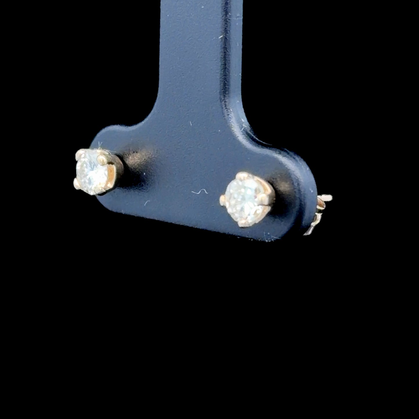 9K Yellow Gold Diamond Studs APPX 0.38 CTS