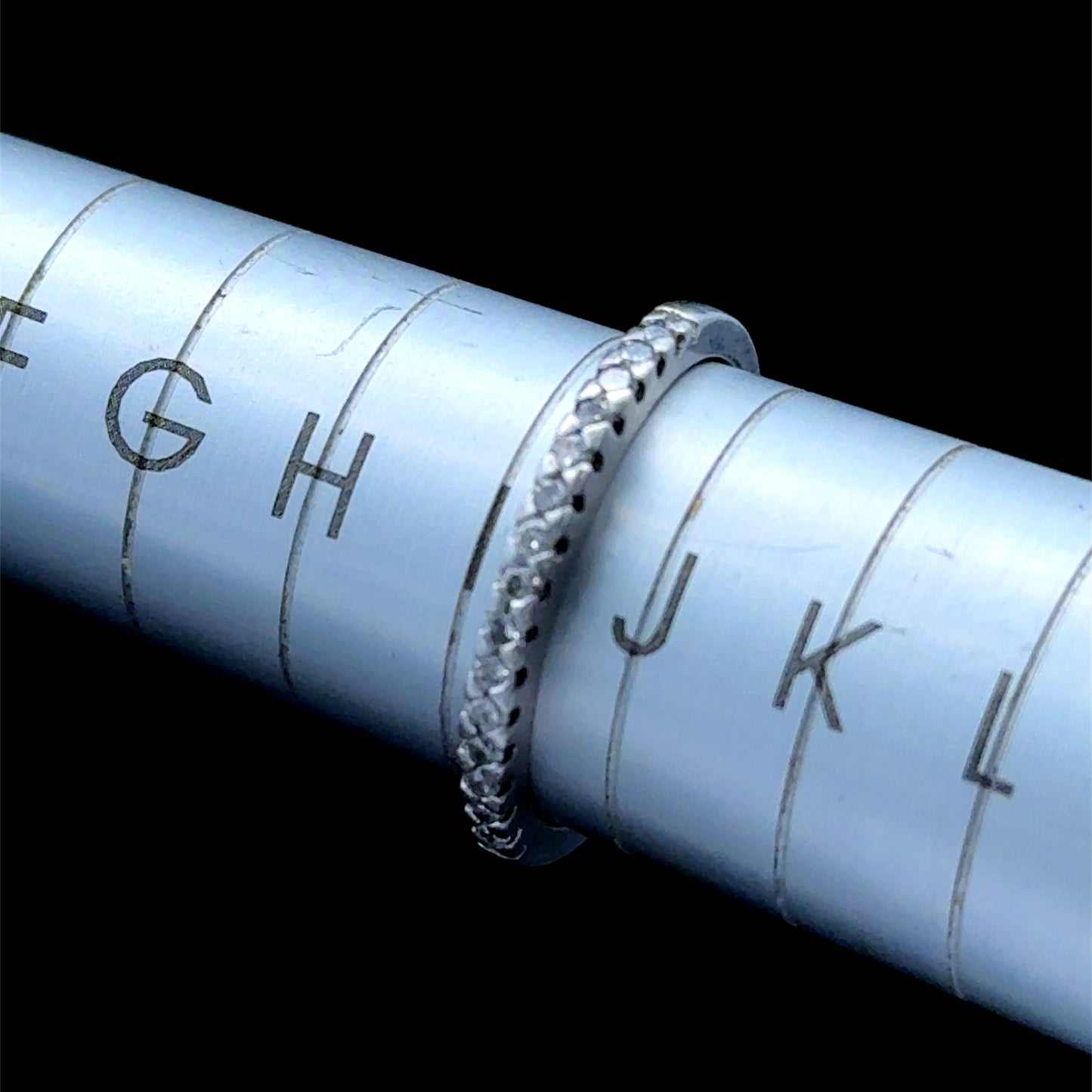 Platinum Diamond Micro Band