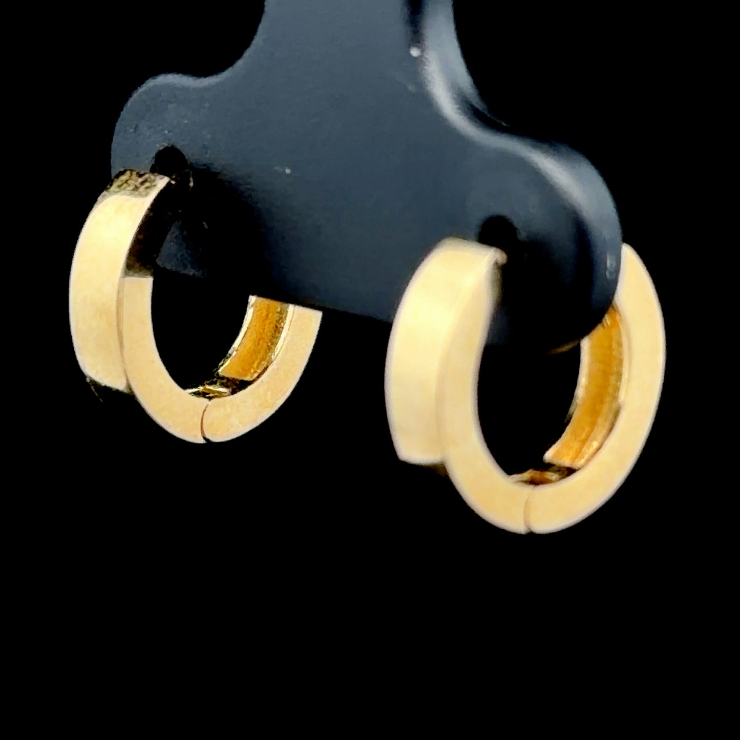 9K Yellow Gold Huggies