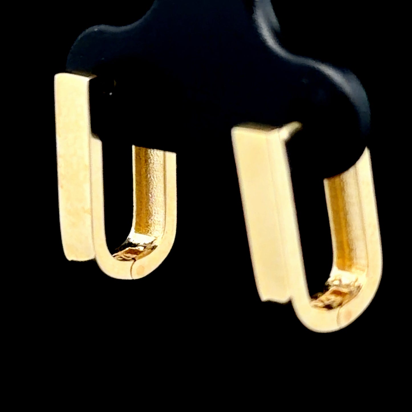 9K Yellow Gold Huggies