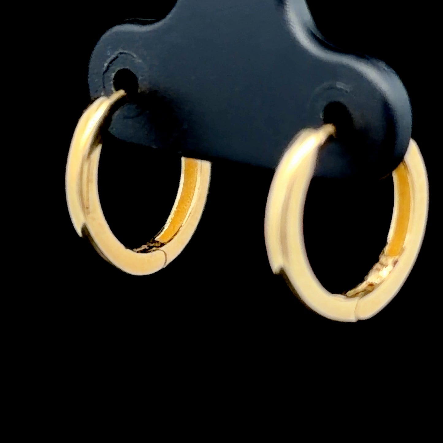 9K Yellow Gold Huggies