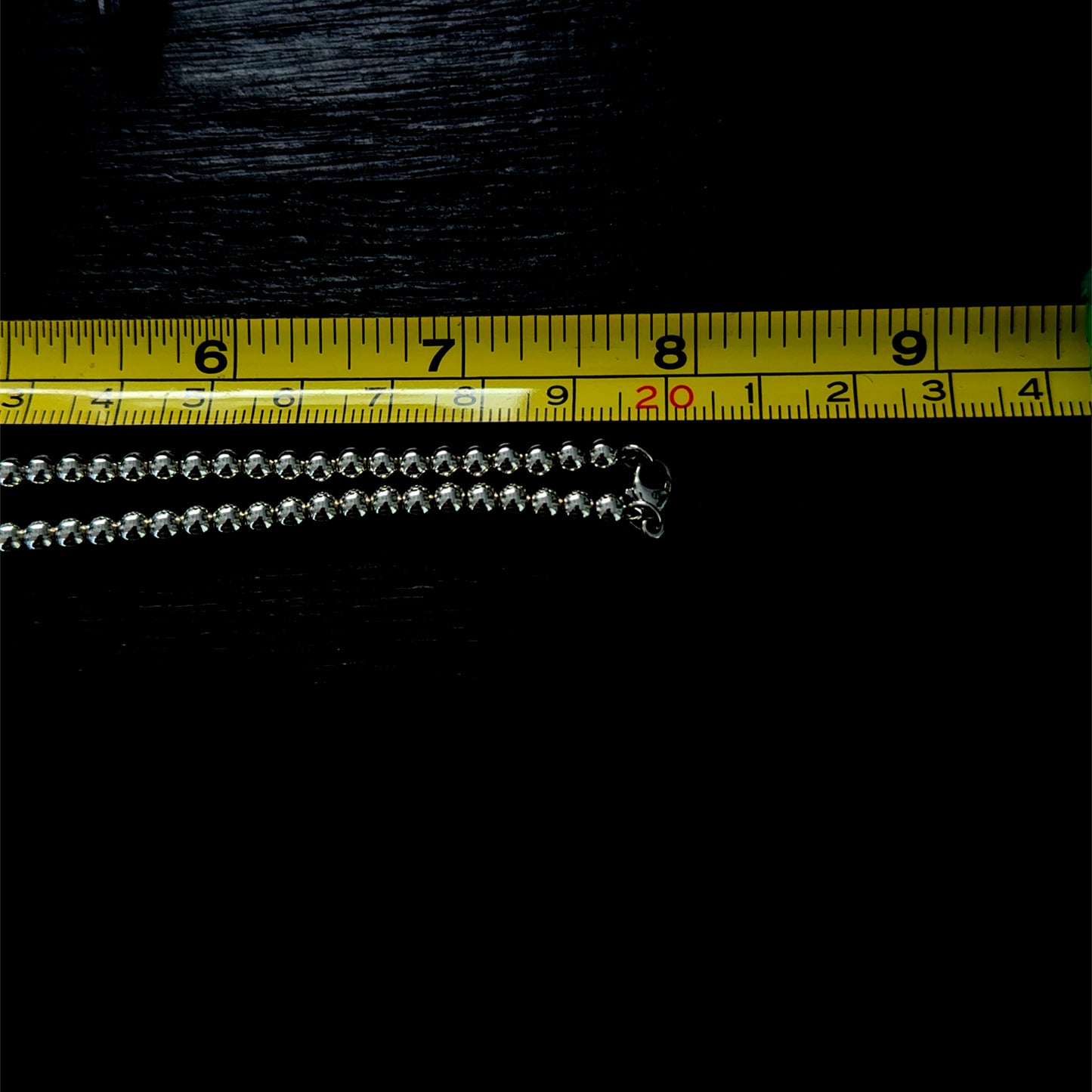 Silver Return To Tiffany Pendant & Beaded Chain