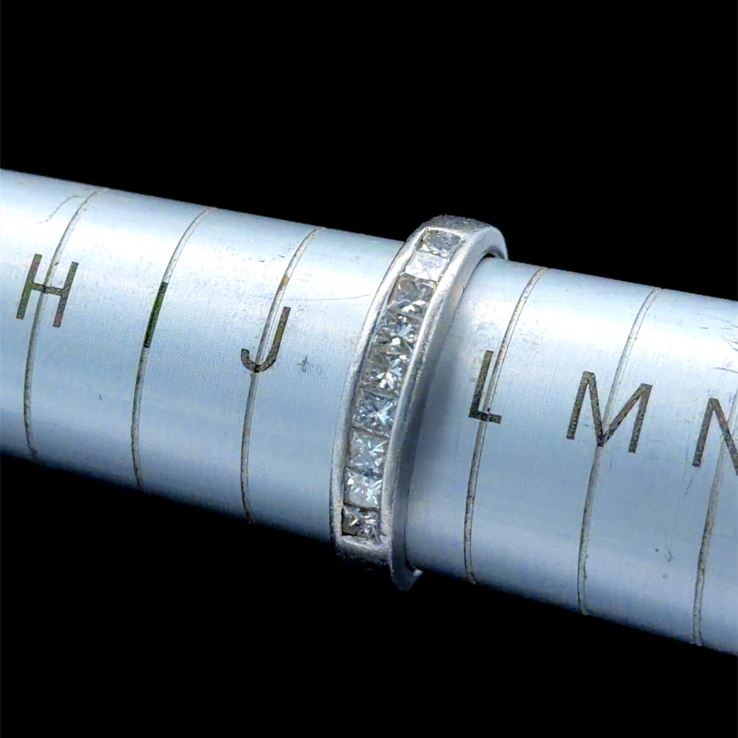 Platinum Princess Cut Diamond Eternity Ring 0.5 Cts