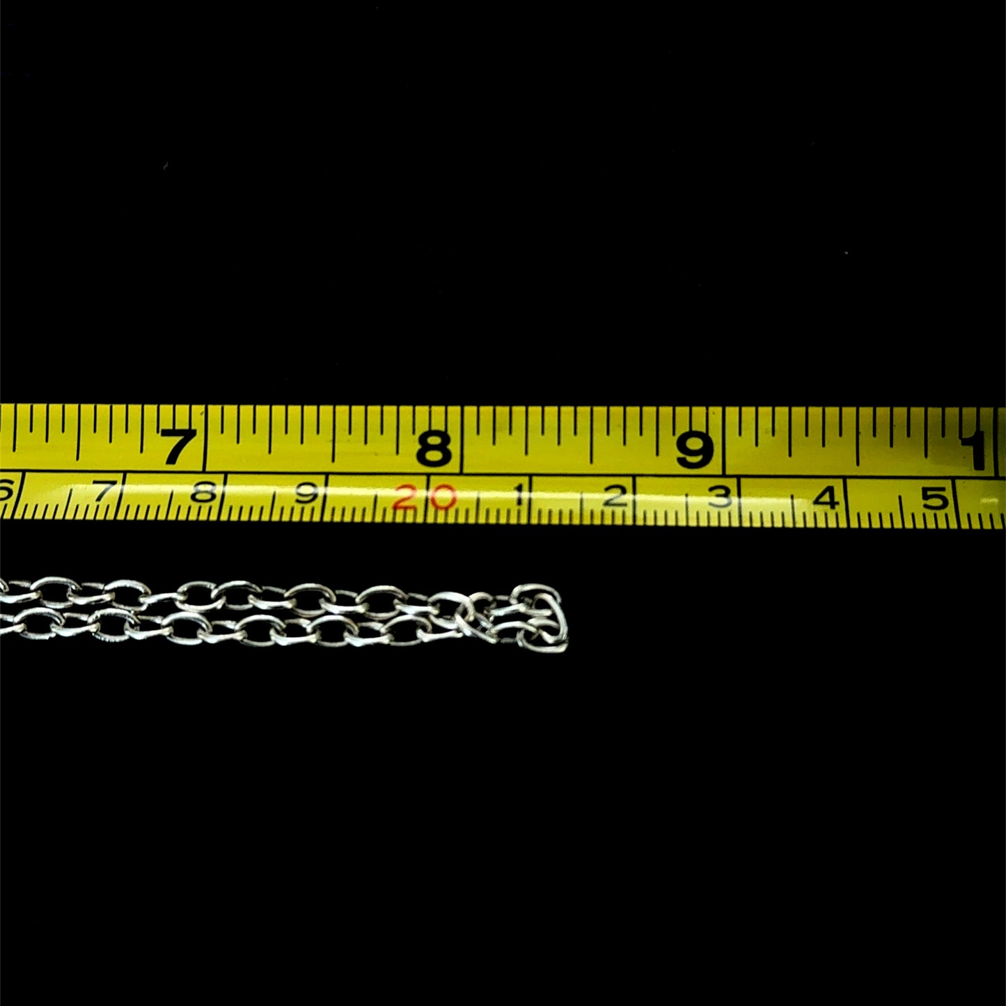Silver Chain & Heart Pendant