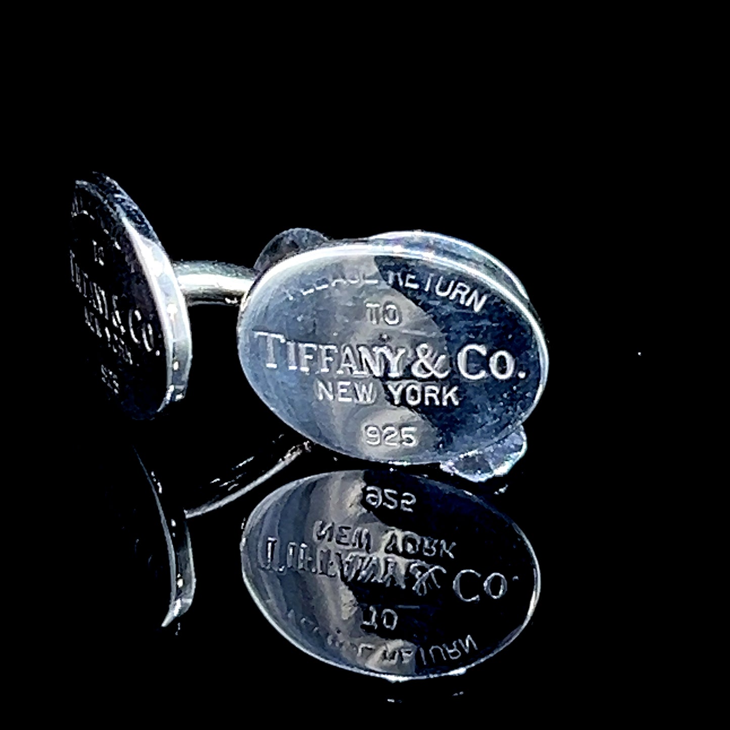 Return To Tiffany & Co. Silver Cufflinks