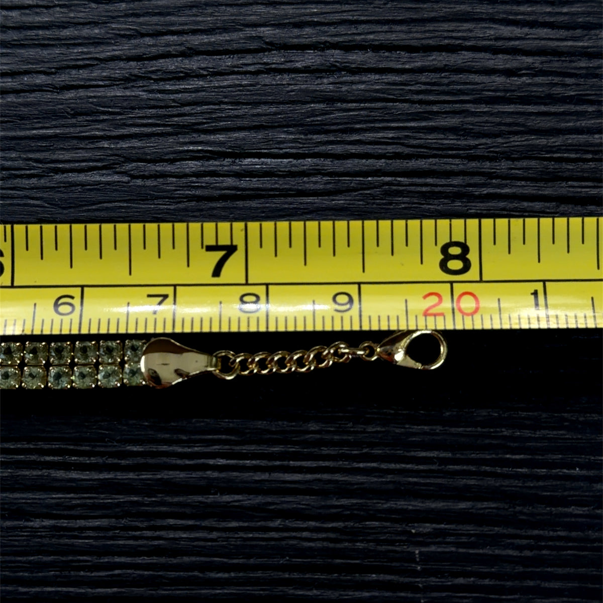 A Very Pretty Quality Sterling Silver & Accented In Gold Peridot Double Row Bracelet With Lobster Clasp