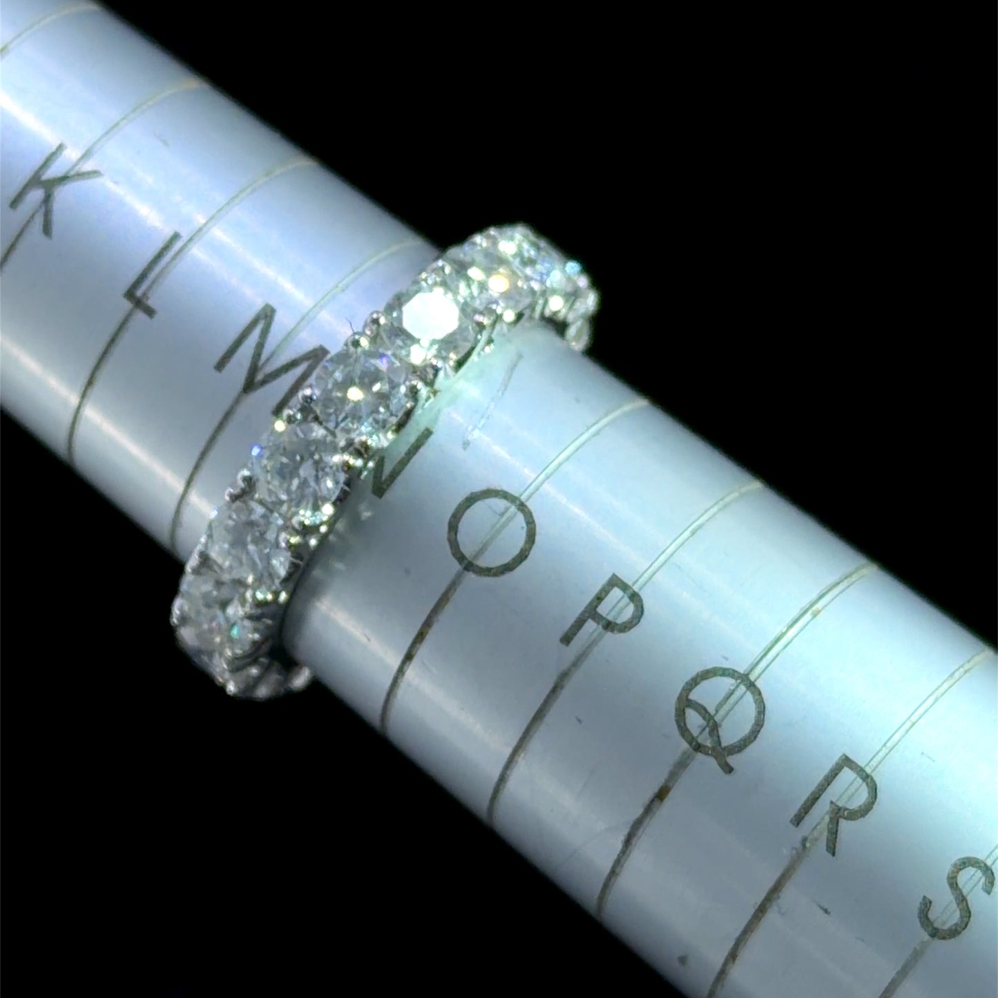 Stunning Platinum 4 Carat Diamond Eternity Ring