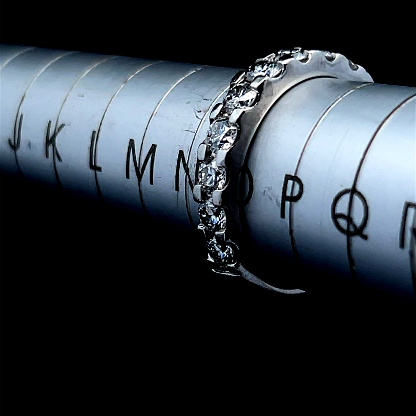 Platinum Diamond Half Eternity Ring APPX 1.0 CTS