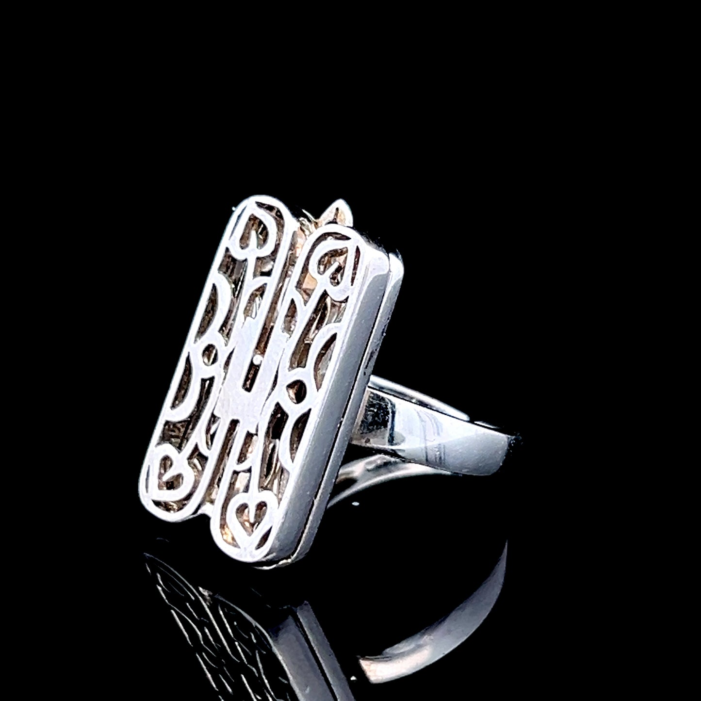 Clogau Silver Hinged Gate Ring