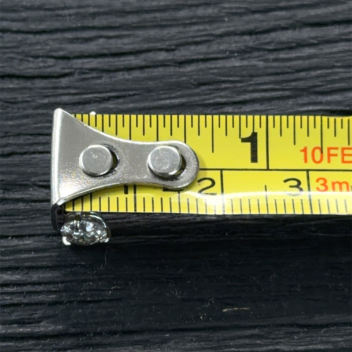 Beautiful Pair Solitaire Studs Set In Substantial 18k 3 Claw Settings 1.12 Total Carat Weight