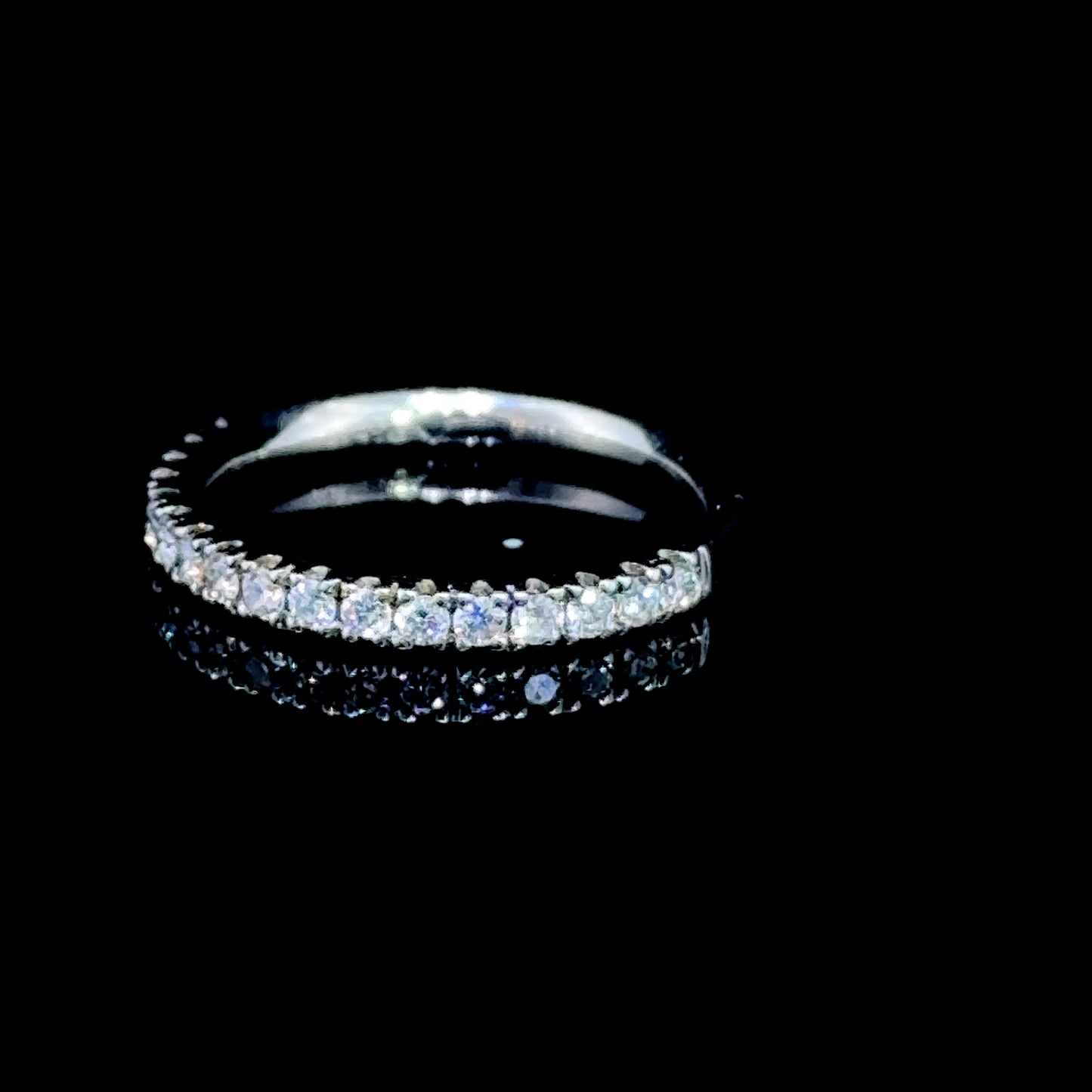 Platinum Diamond Half Eternity Ring