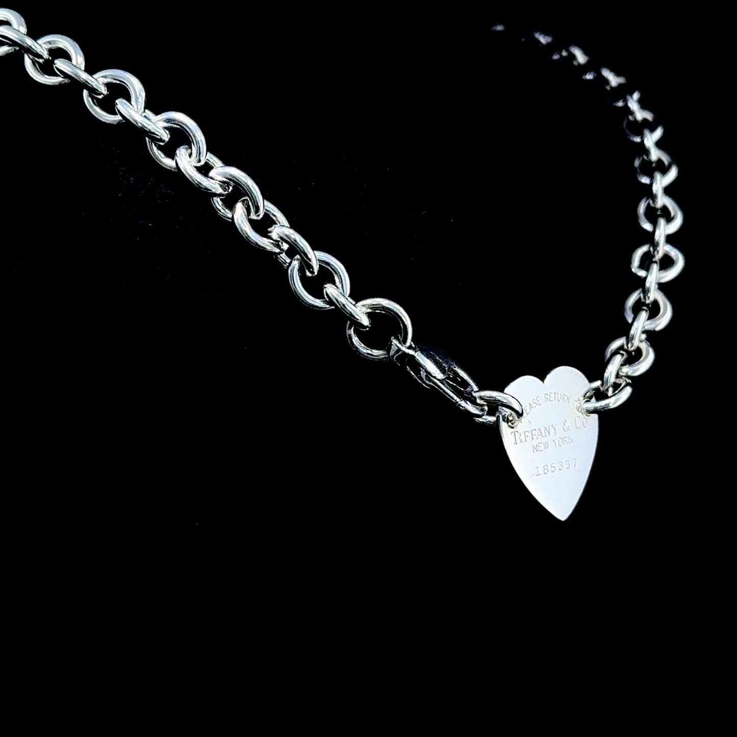 Return to Tiffany & Co Silver Heart Necklace