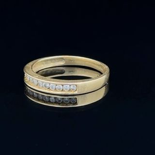 18K Yellow Gold Diamond Band APPX 0.25 CTS