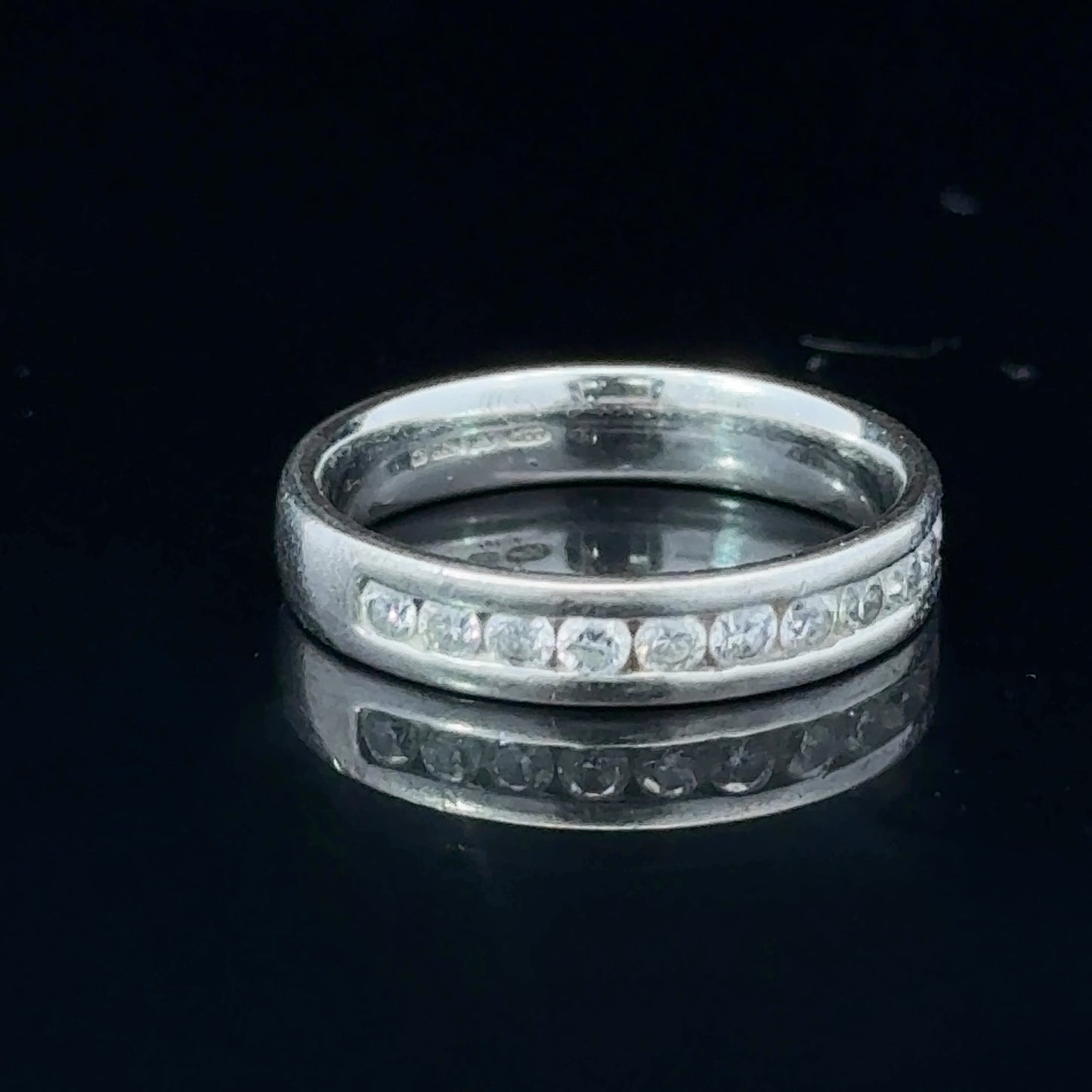 18K White Gold Diamond 3/4 Eternity Ring