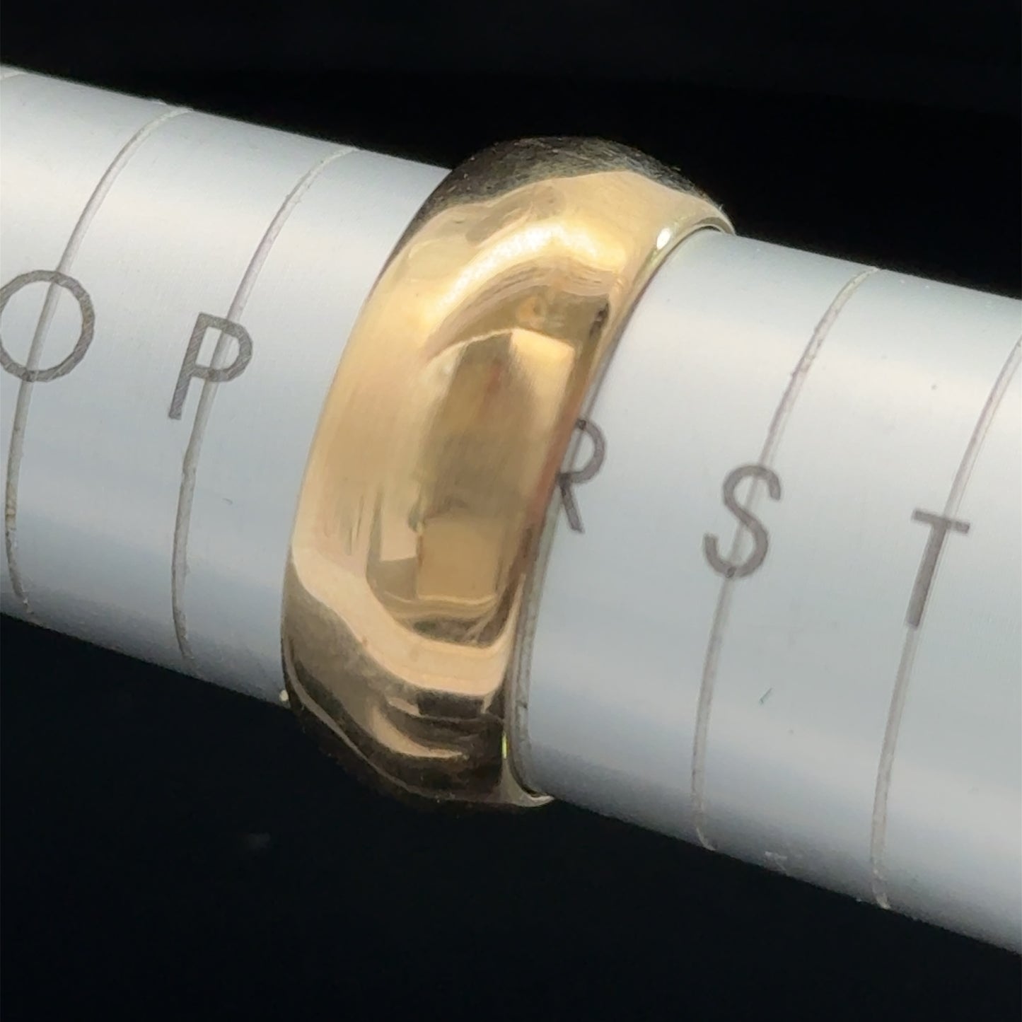 9K Yellow Gold Heavy Wedding Band