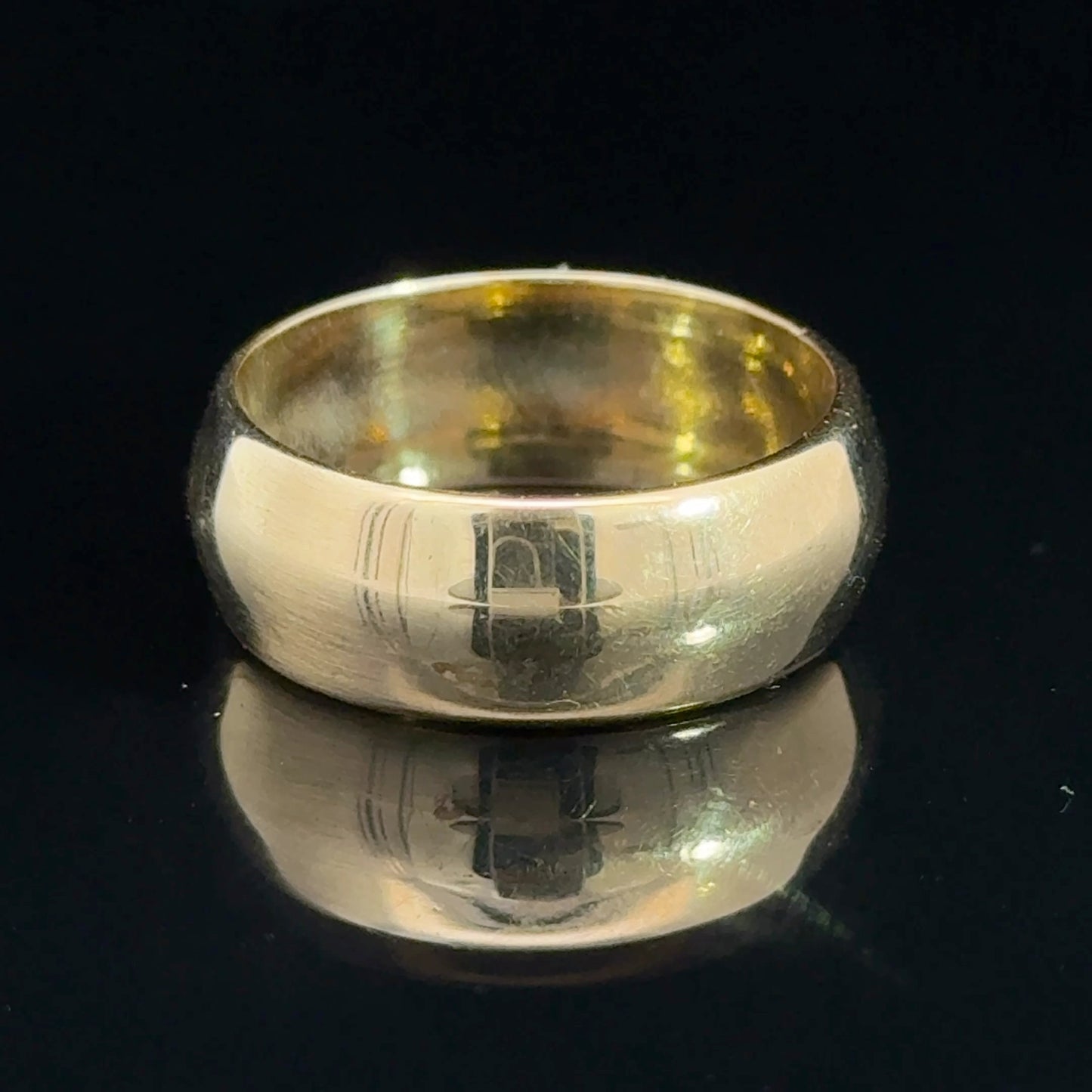 9K Yellow Gold Heavy Wedding Band