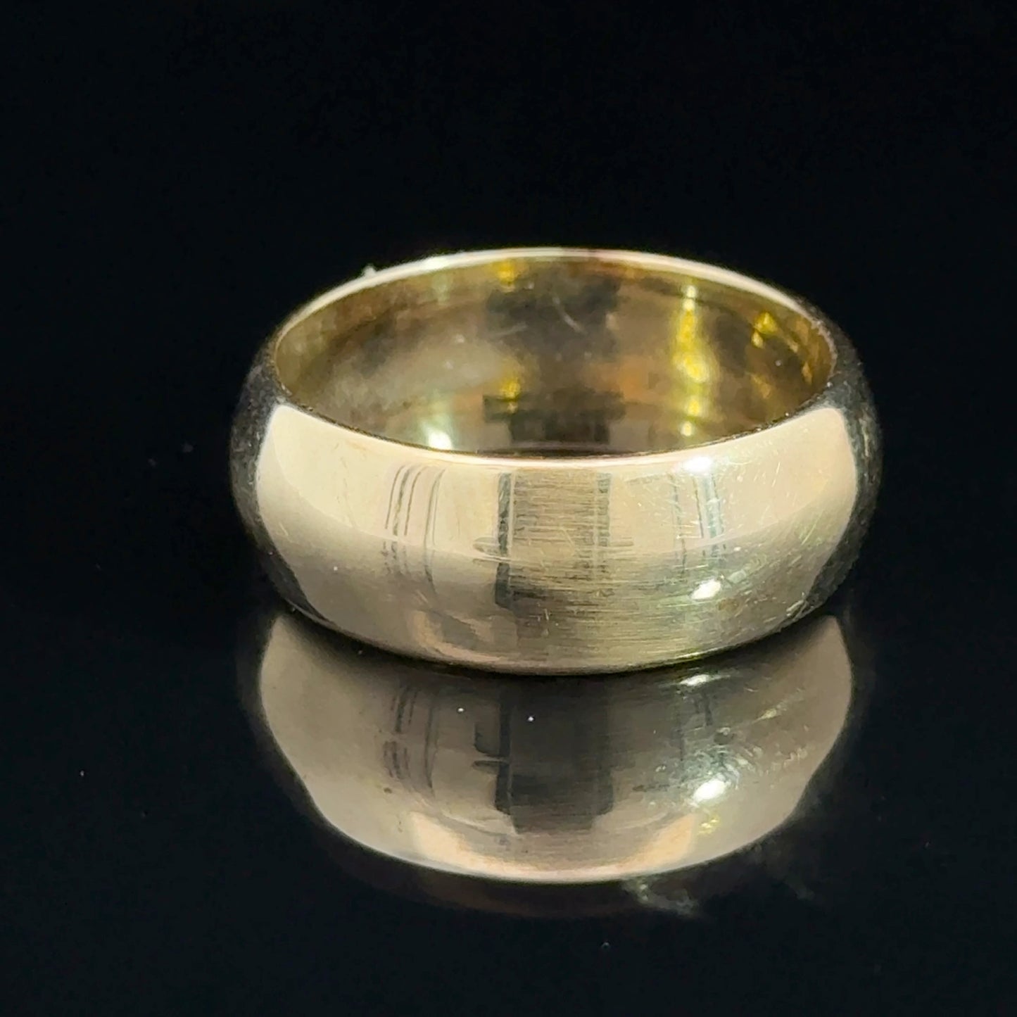 9K Yellow Gold Heavy Wedding Band