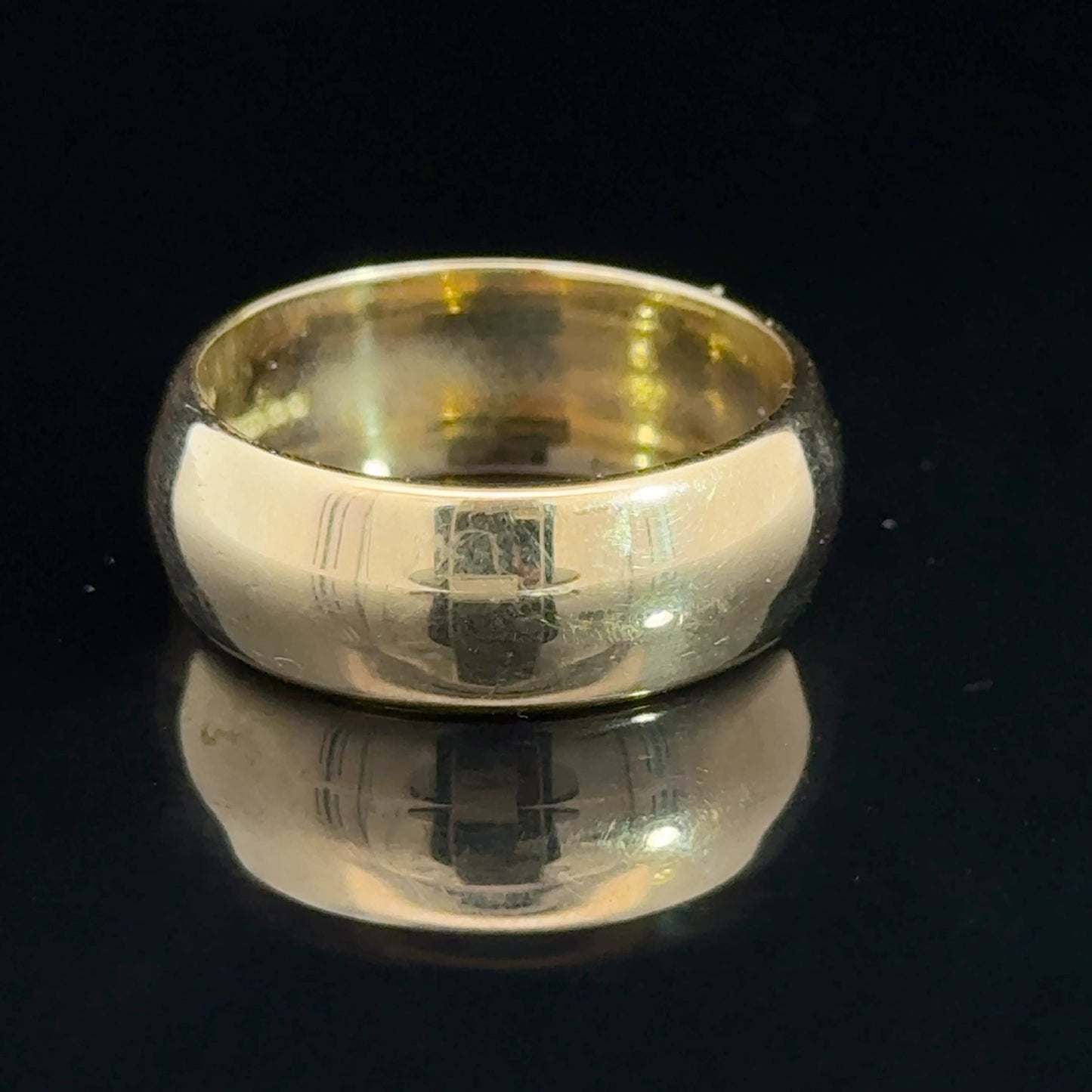 9K Yellow Gold Heavy Wedding Band