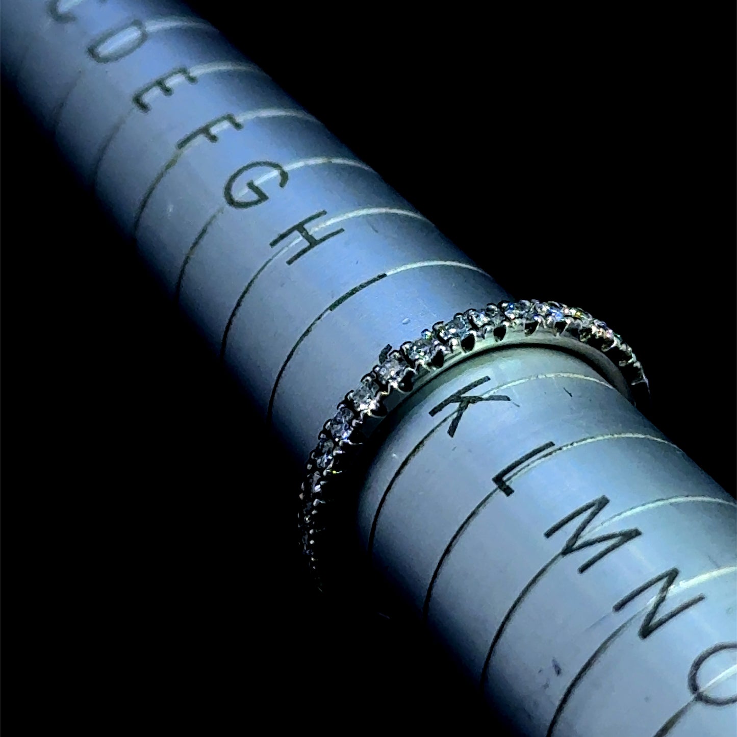 Platinum Diamond Half Eternity Ring