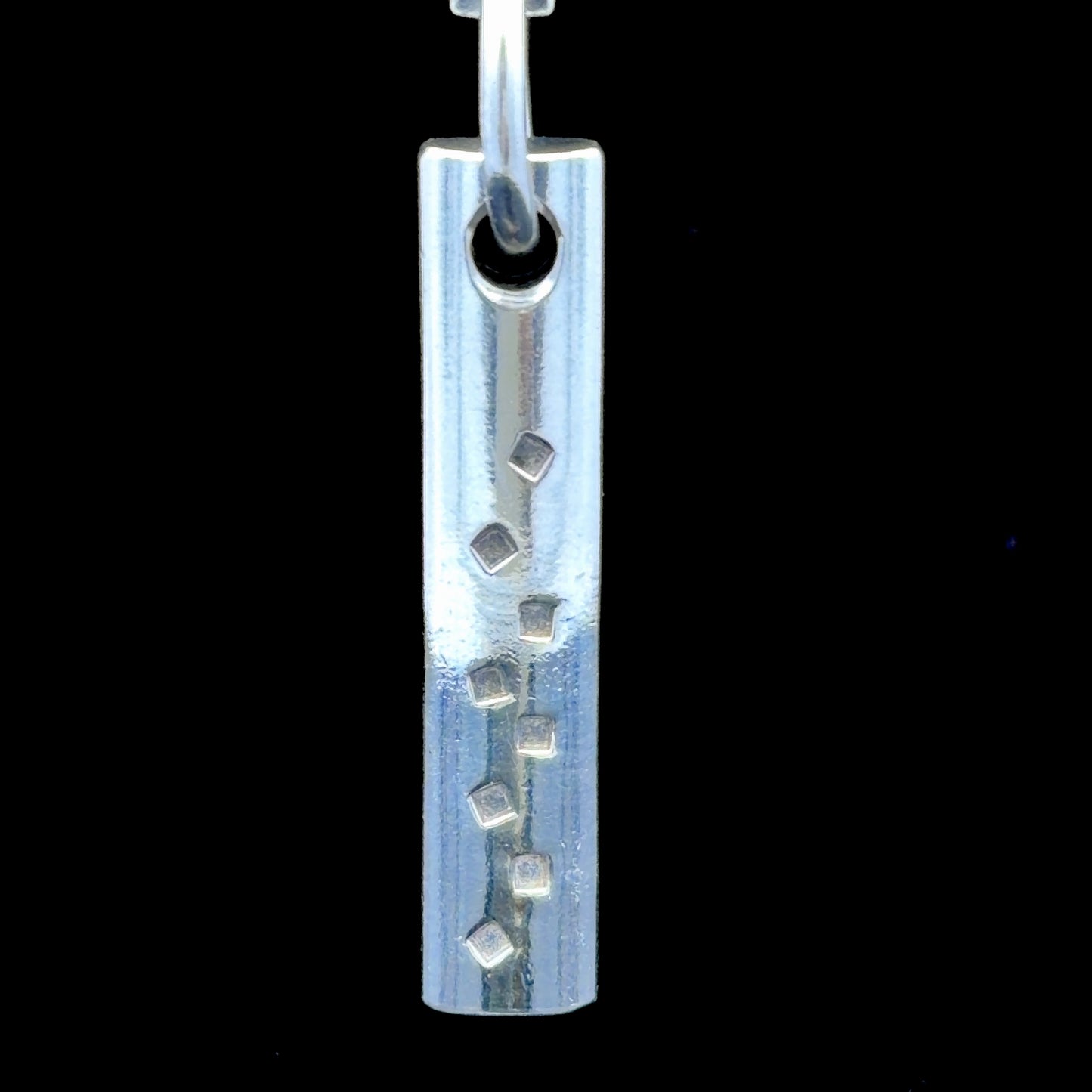 Contemporary Silver Pendant & Chain