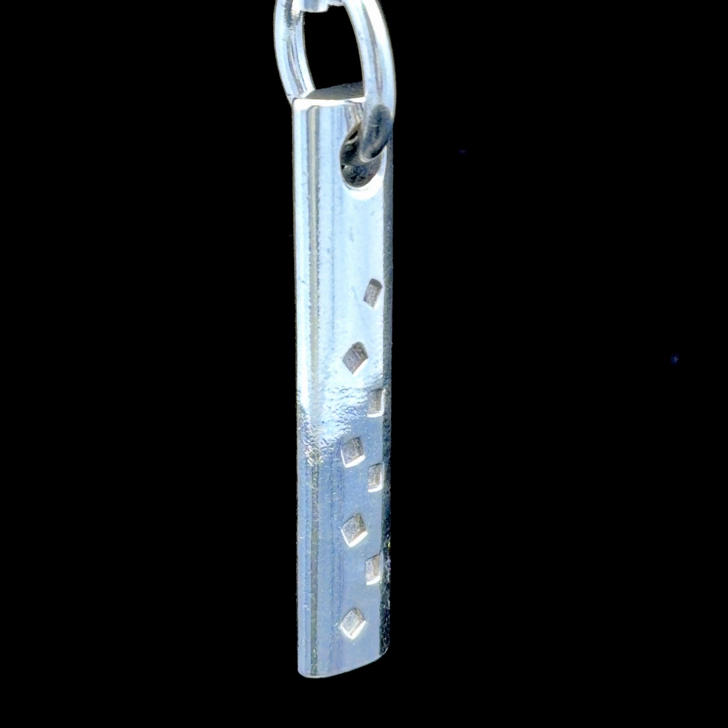 Contemporary Silver Pendant & Chain