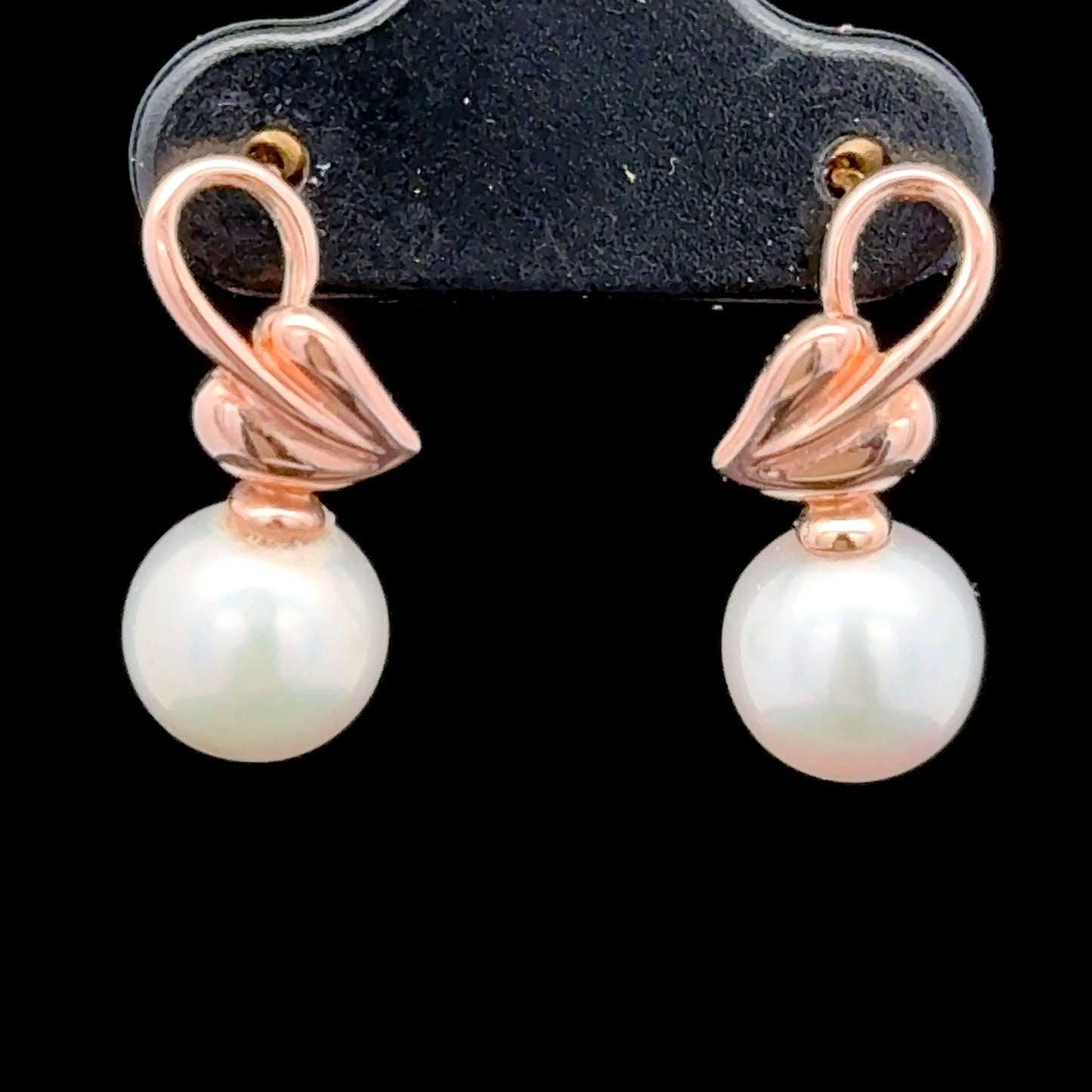 9K Yellow Gold Clogau Pearl Earrings