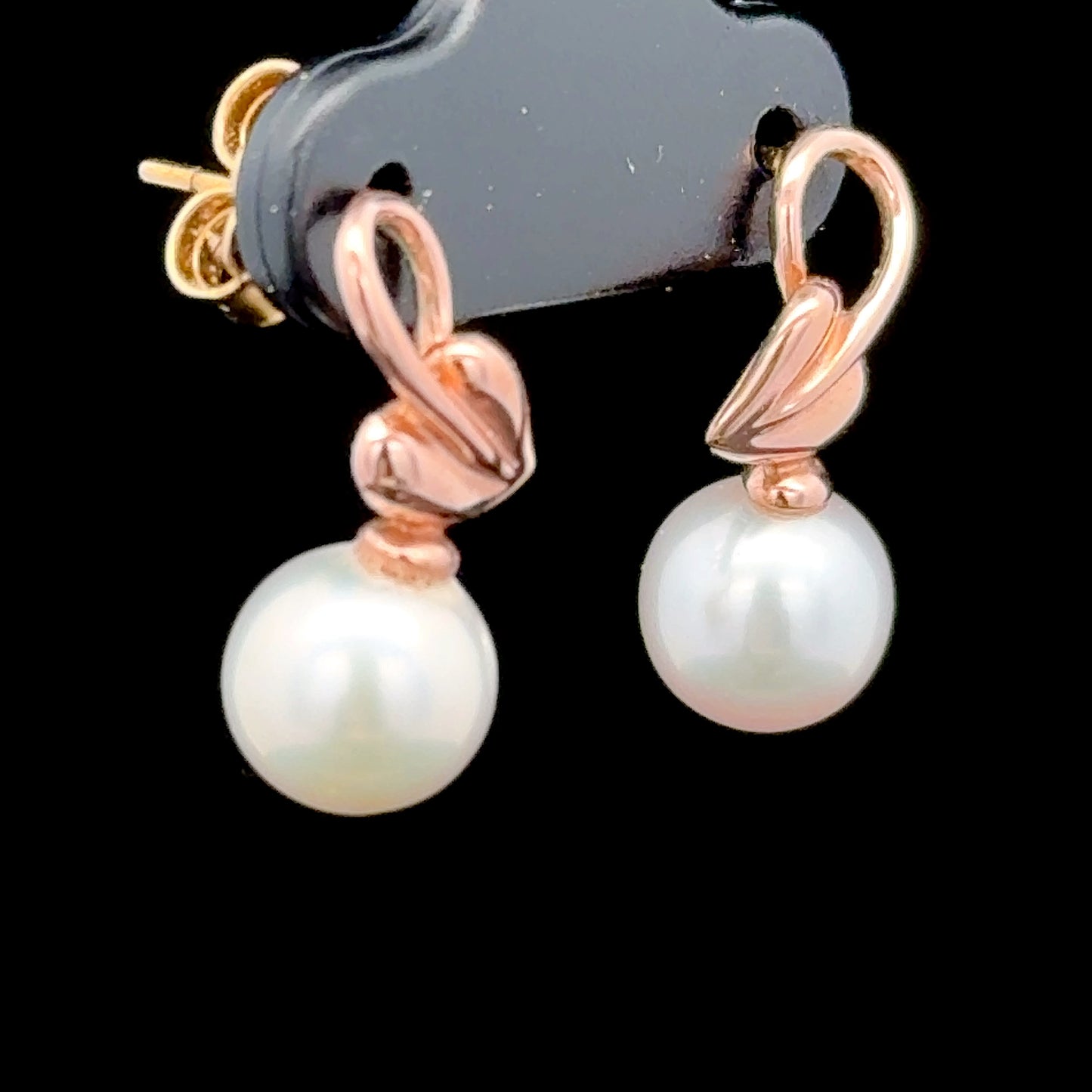 9K Yellow Gold Clogau Pearl Earrings