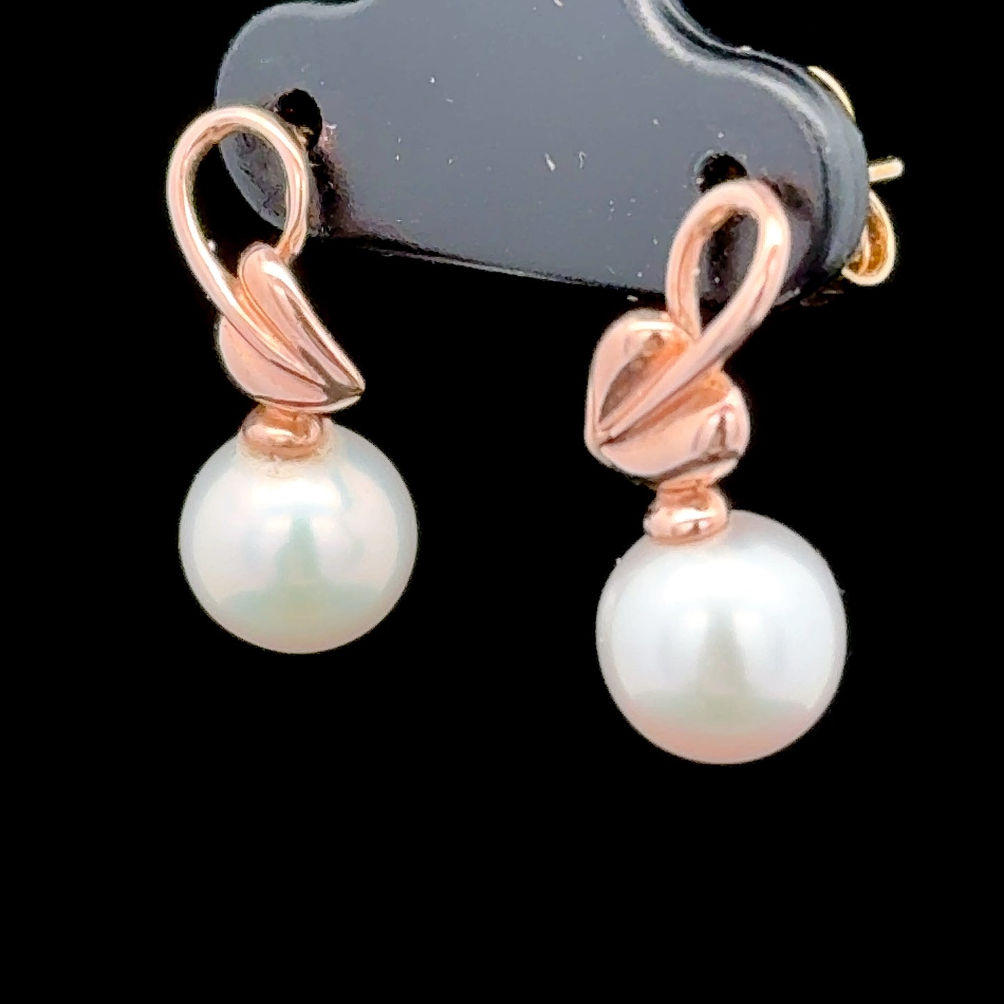 9K Yellow Gold Clogau Pearl Earrings