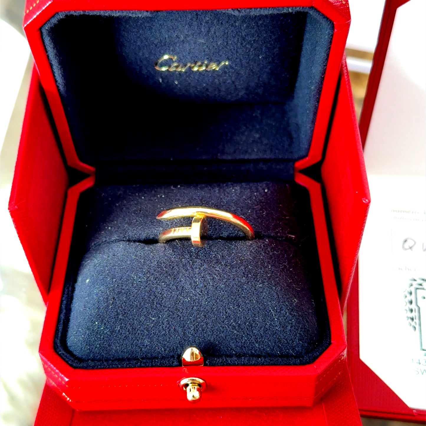 18K Yellow Gold Cartier Juste Un Clou Ring Size 66