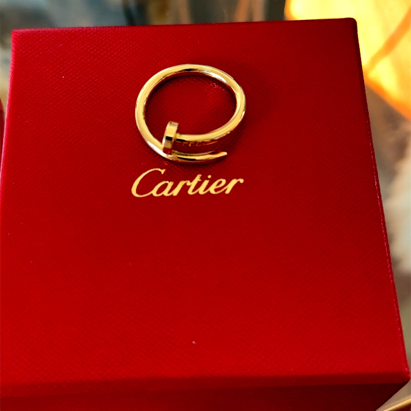 18K Yellow Gold Cartier Juste Un Clou Ring Size 66