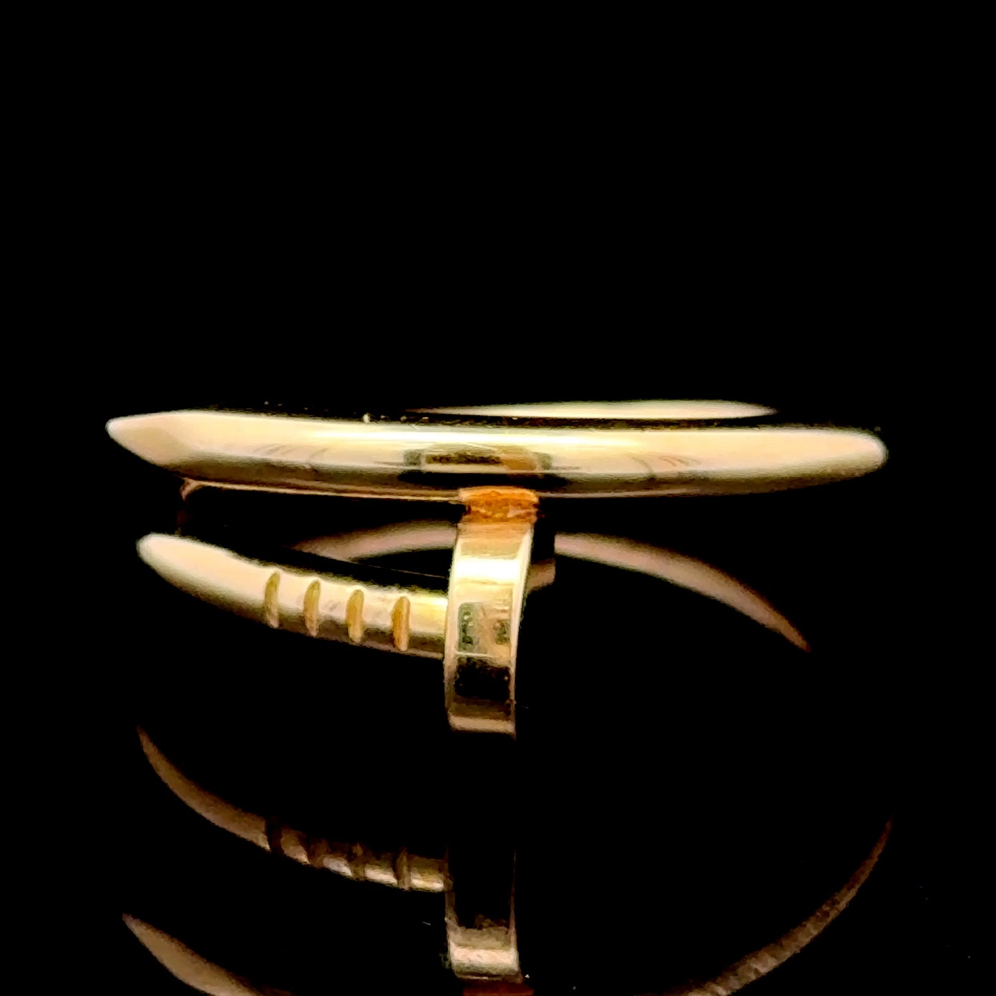 18K Yellow Gold Cartier Juste Un Clou Ring Size 66