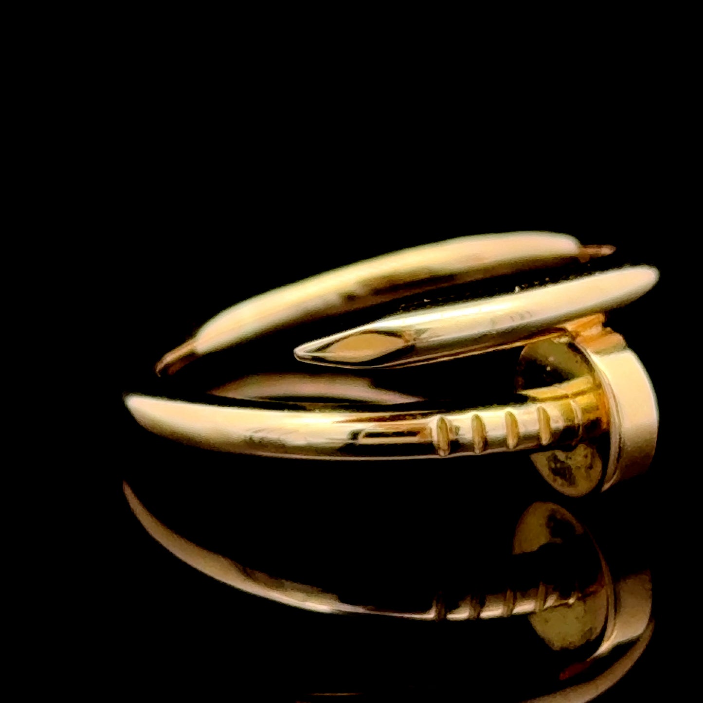 18K Yellow Gold Cartier Juste Un Clou Ring Size 66