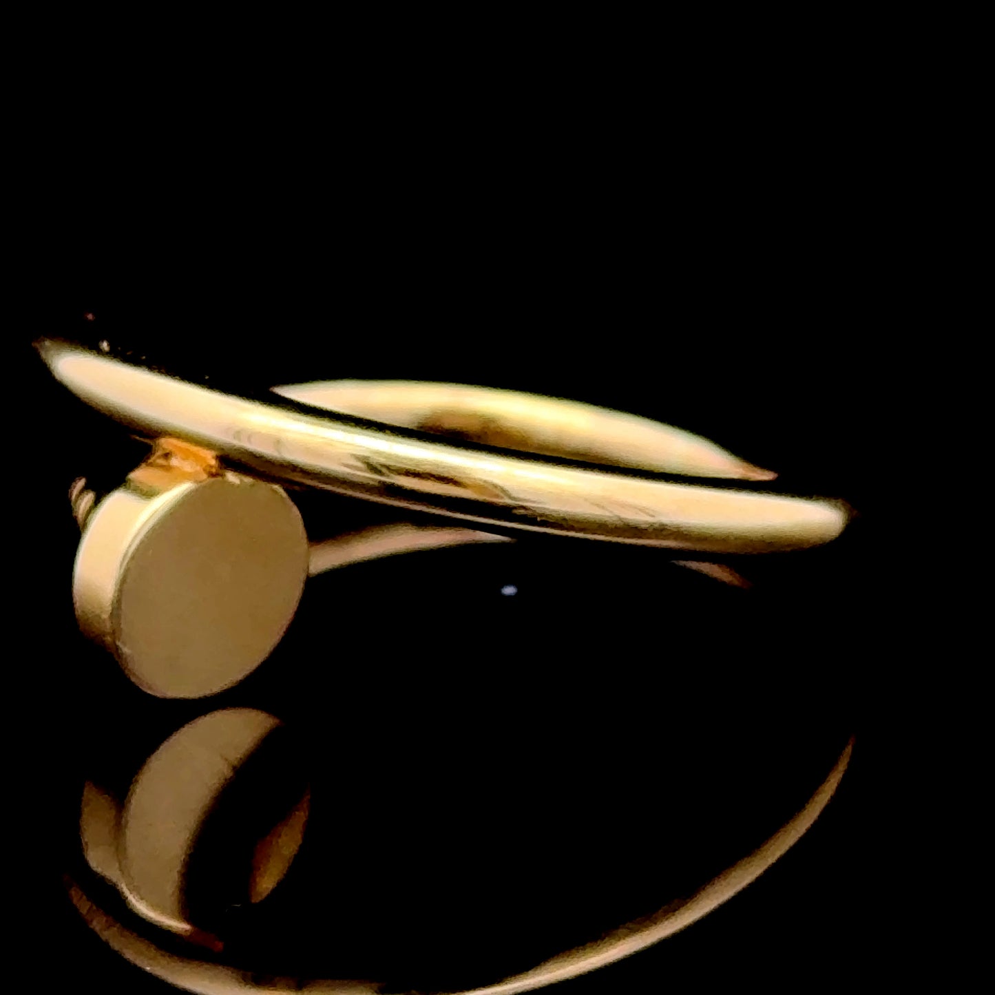 18K Yellow Gold Cartier Juste Un Clou Ring Size 66