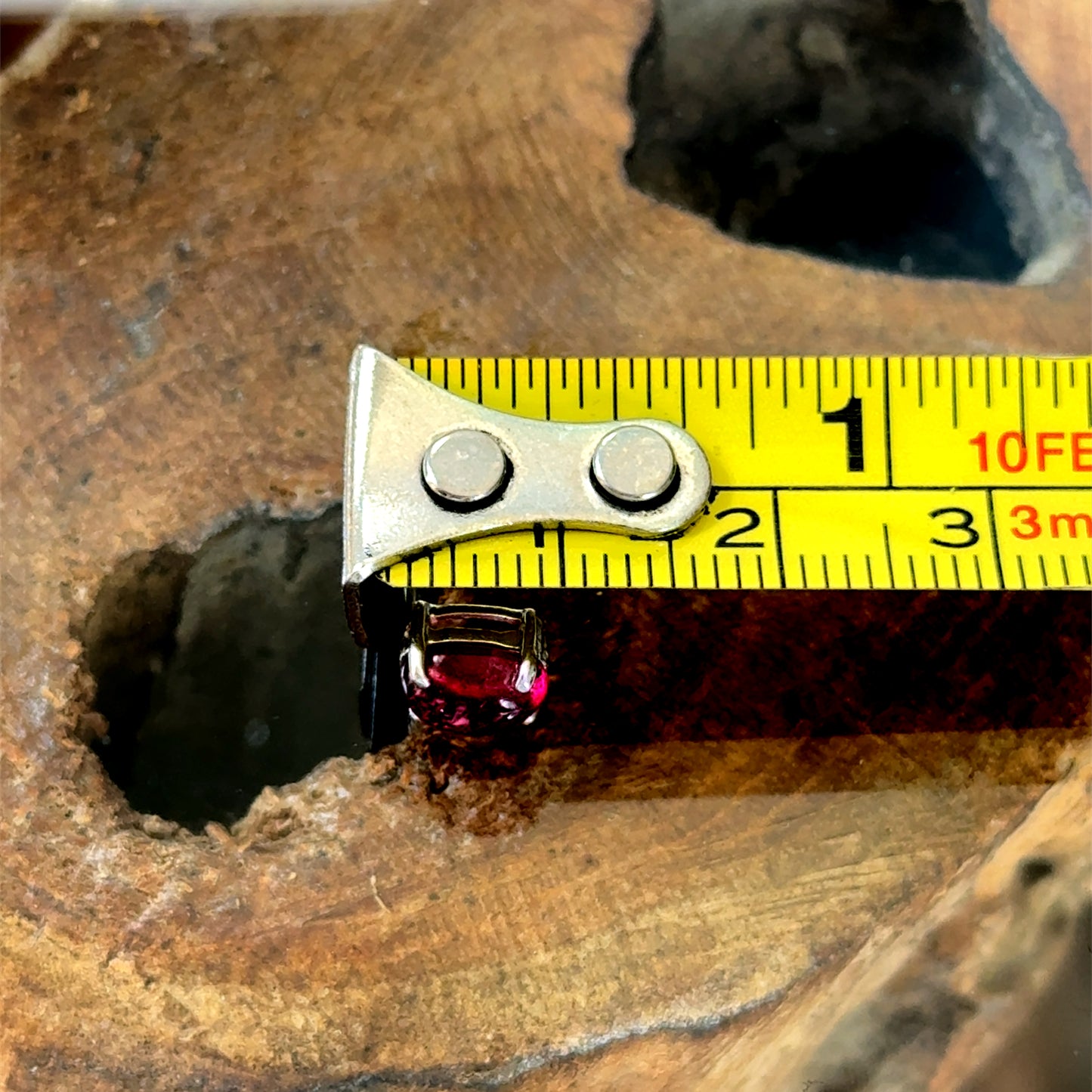 9K White Gold Tourmaline Studs