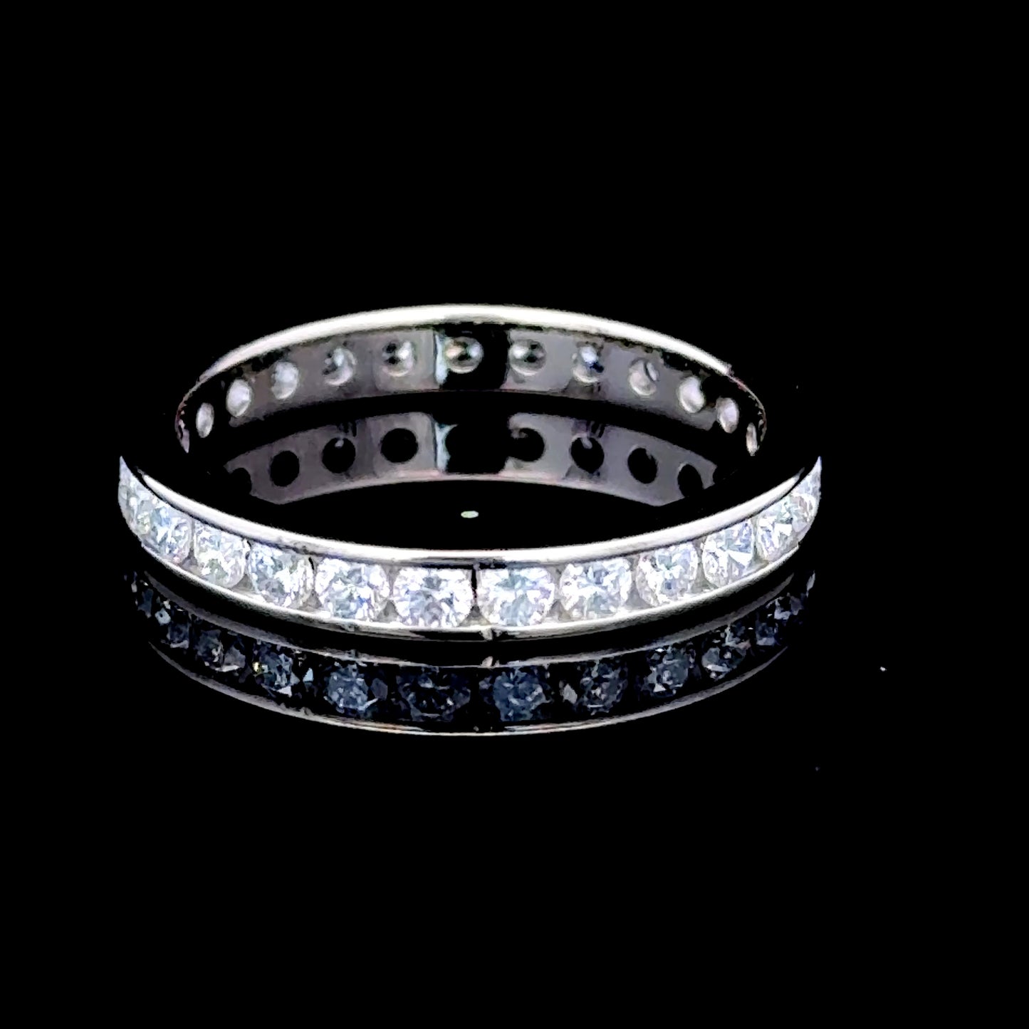 Platinum Diamond Full Eternity Ring 1.0 CTS