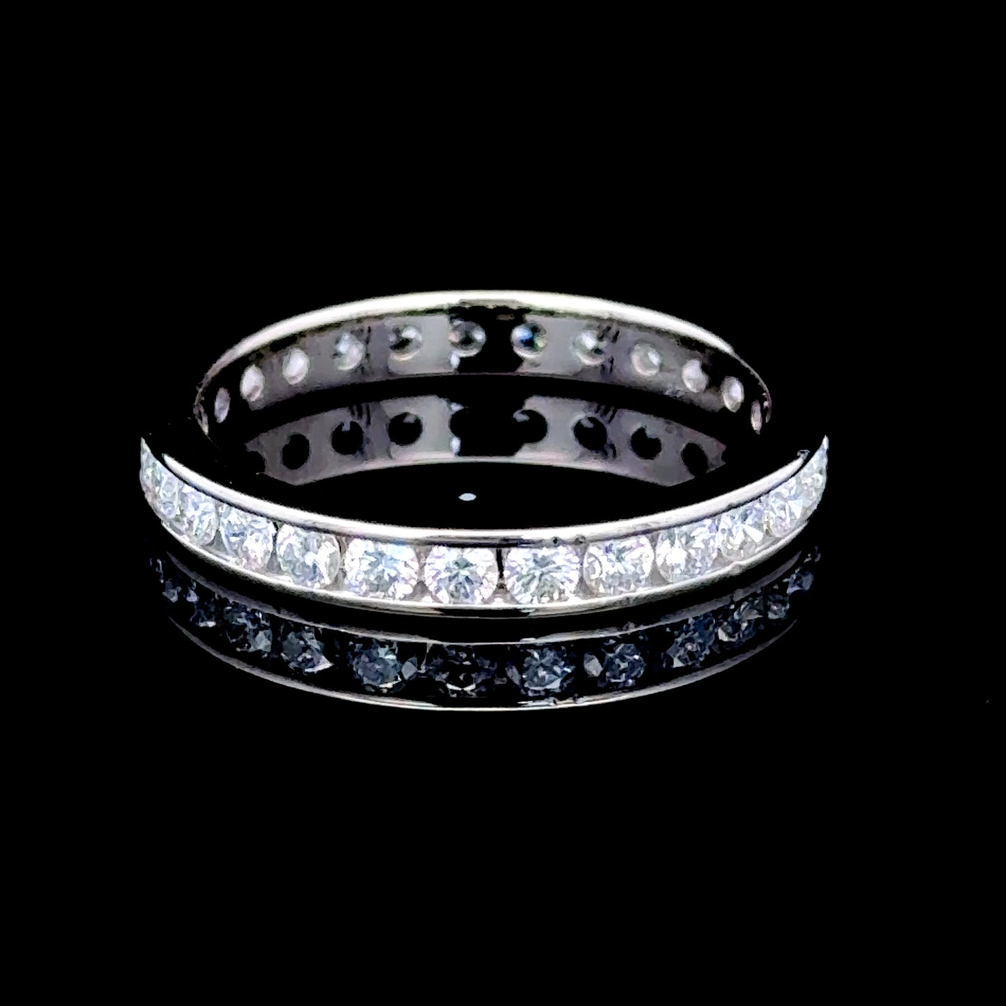 Platinum Diamond Full Eternity Ring 1.0 CTS