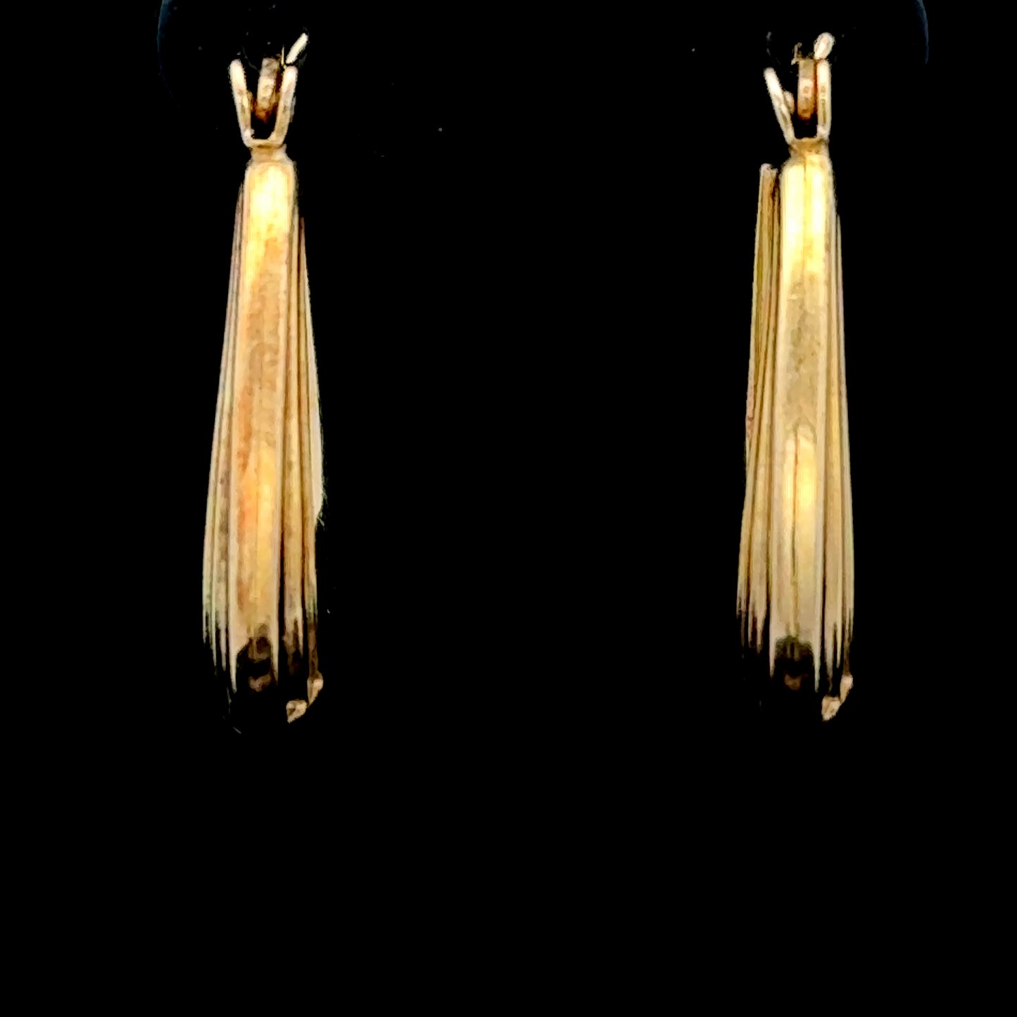 9K Yellow Gold Hoops