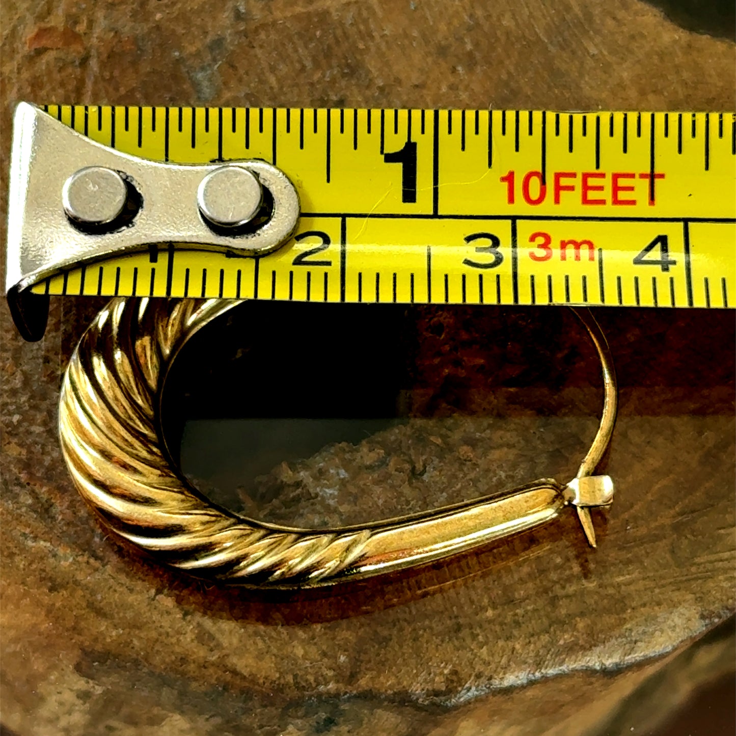 9K Yellow Gold Hoops