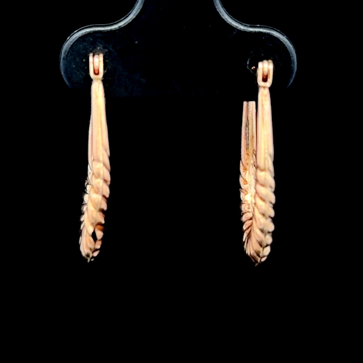 9K Yellow Gold Hoops