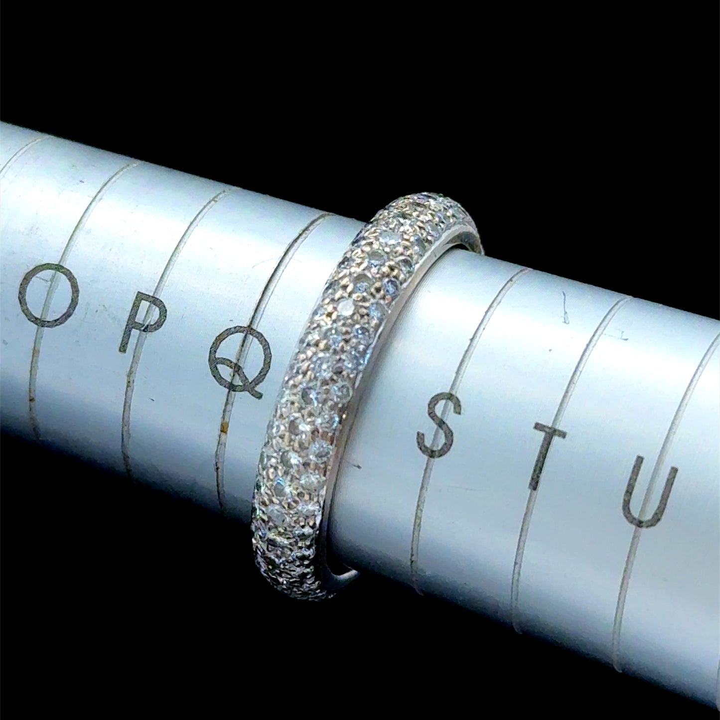 18K White Gold Diamond Full Eternity APPX 1.0 CTS