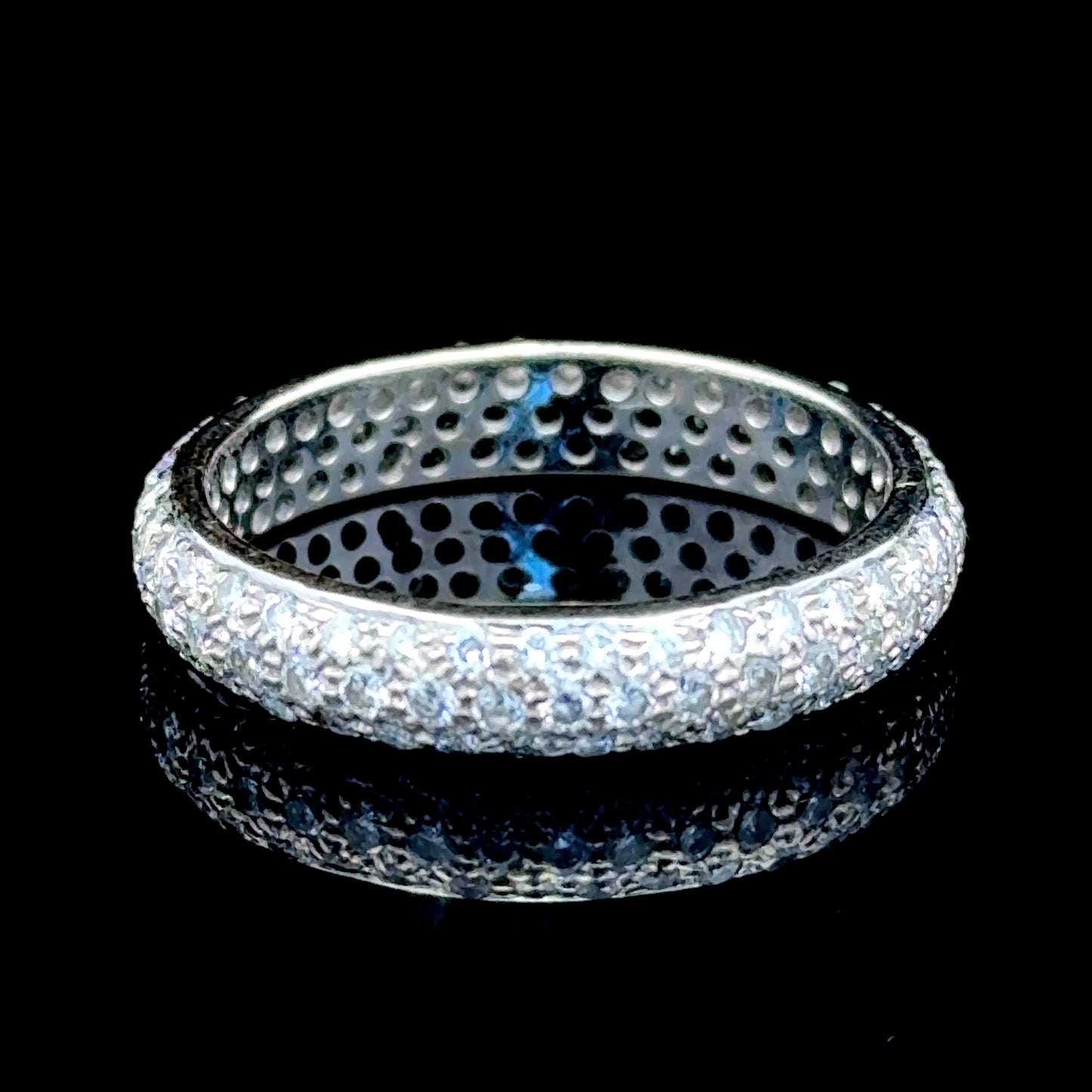 18K White Gold Diamond Full Eternity APPX 1.0 CTS