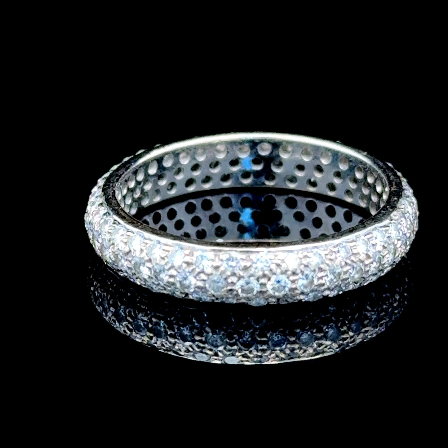 18K White Gold Diamond Full Eternity APPX 1.0 CTS